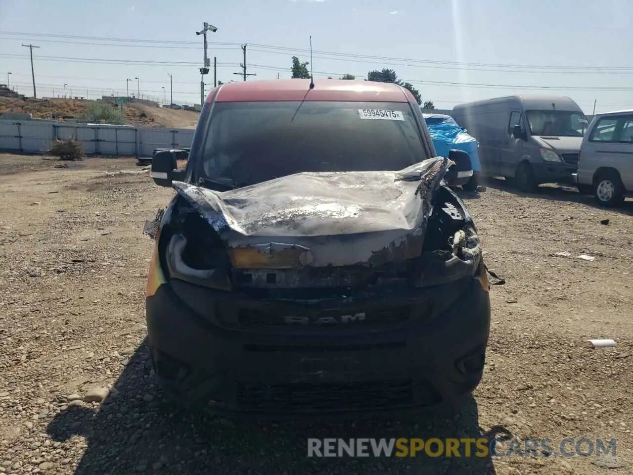 5 fotografías del automóvil dañado ZFBHRFAB7L6S17576 RAM All Models 2020