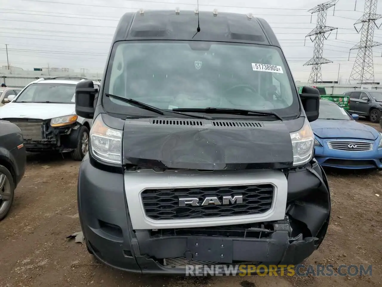 5 fotografías del automóvil dañado 3C6LRVDG7ME548251 RAM All Models 2021