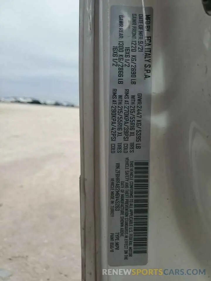 13 fotografías del automóvil dañado ZFBHRFAB2M6V45263 RAM All Models 2021