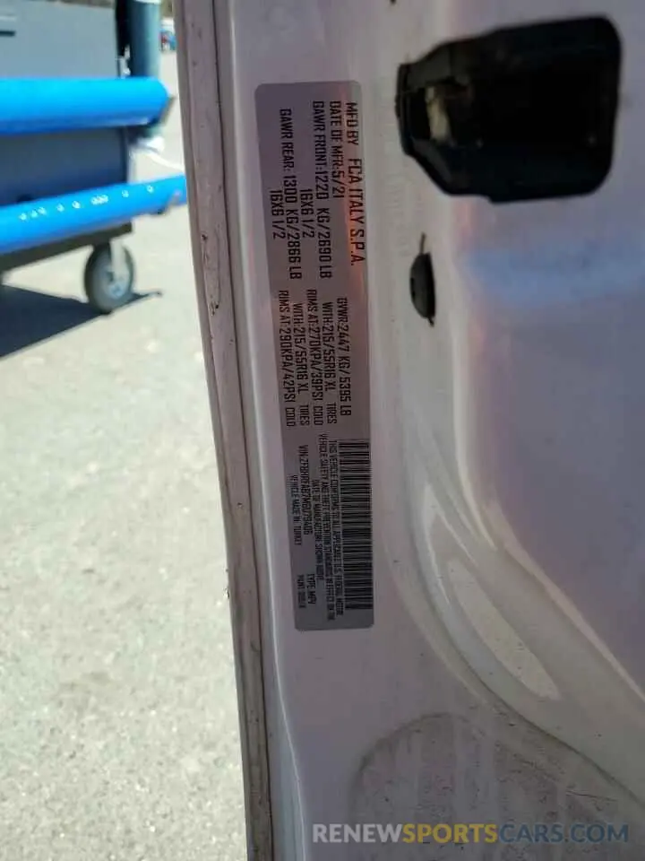 13 fotografías del automóvil dañado ZFBHRFAB7M6U79406 RAM All Models 2021