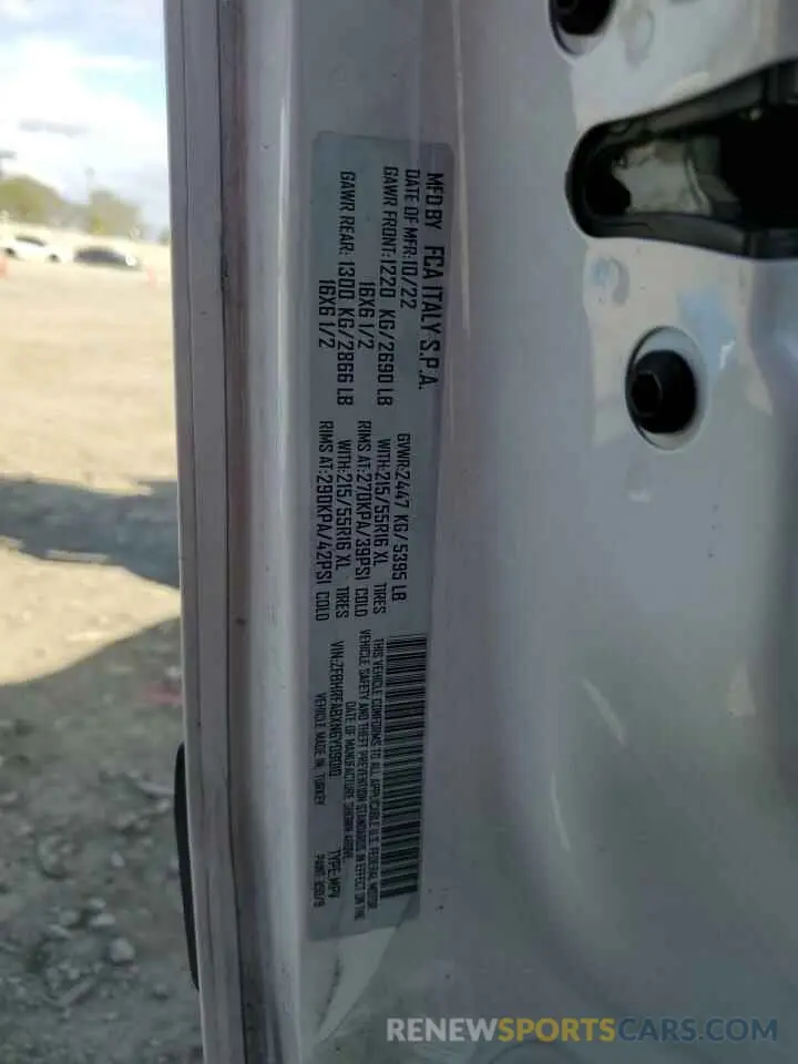 13 fotografías del automóvil dañado ZFBHRFABXN6Y09010 RAM All Models 2022