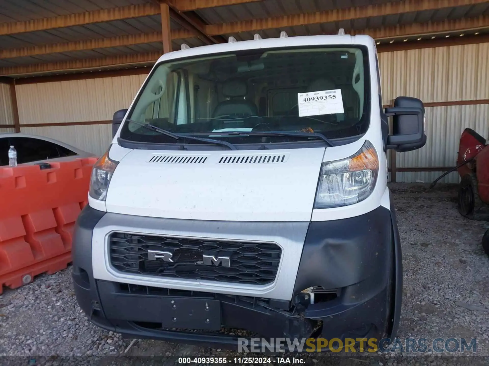 11 fotografías del automóvil dañado 3C6TRVAG0KE509065 RAM PROMASTER 1500 2019