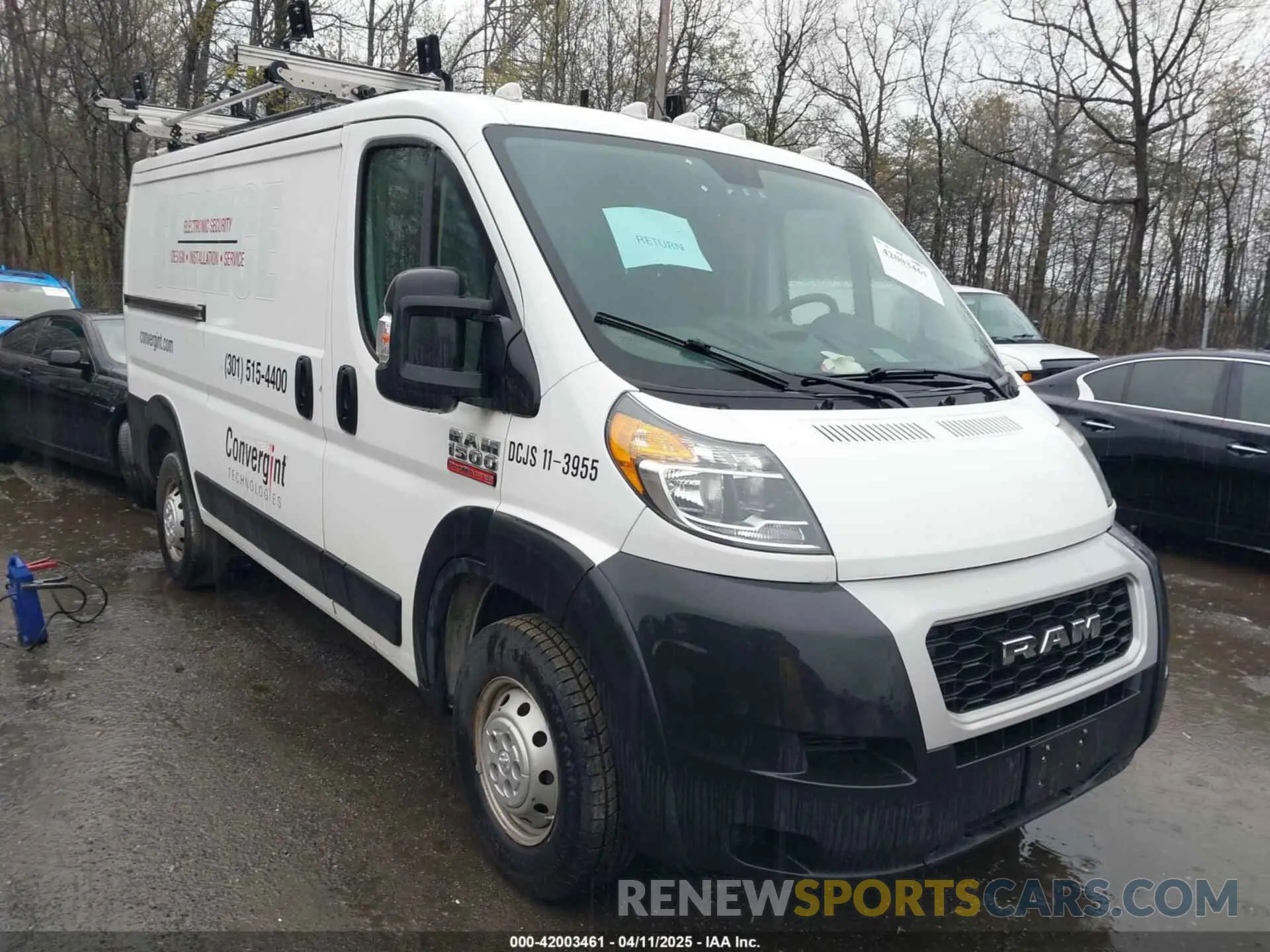 1 fotografías del automóvil dañado 3C6TRVAG9KE555834 RAM PROMASTER 1500 2019