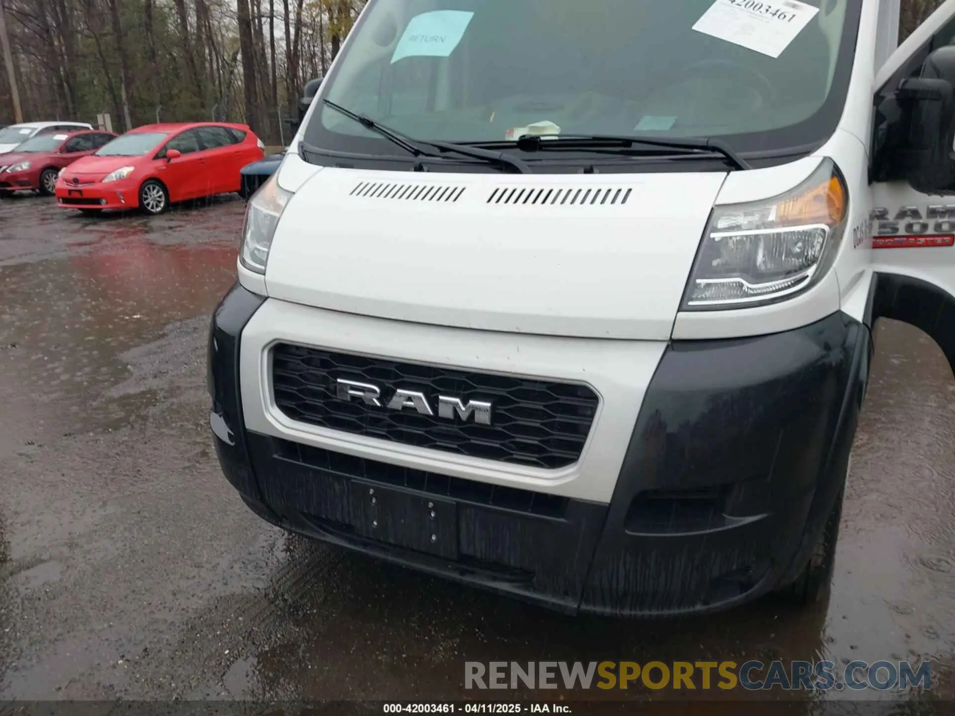 6 fotografías del automóvil dañado 3C6TRVAG9KE555834 RAM PROMASTER 1500 2019