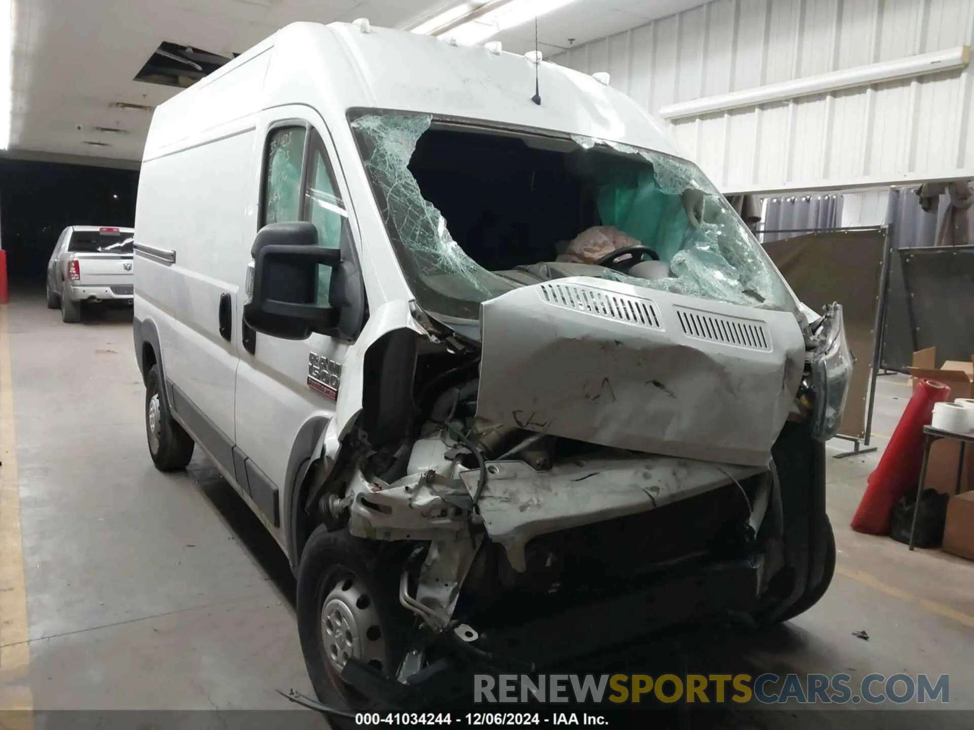 1 fotografías del automóvil dañado 3C6TRVBG5KE549723 RAM PROMASTER 1500 2019