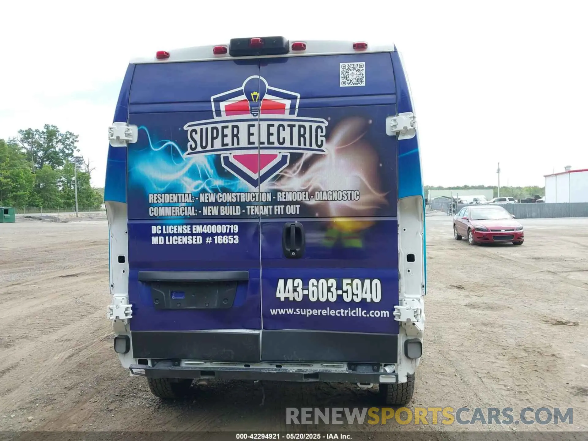 16 fotografías del automóvil dañado 3C6TRVBG5KE565887 RAM PROMASTER 1500 2019