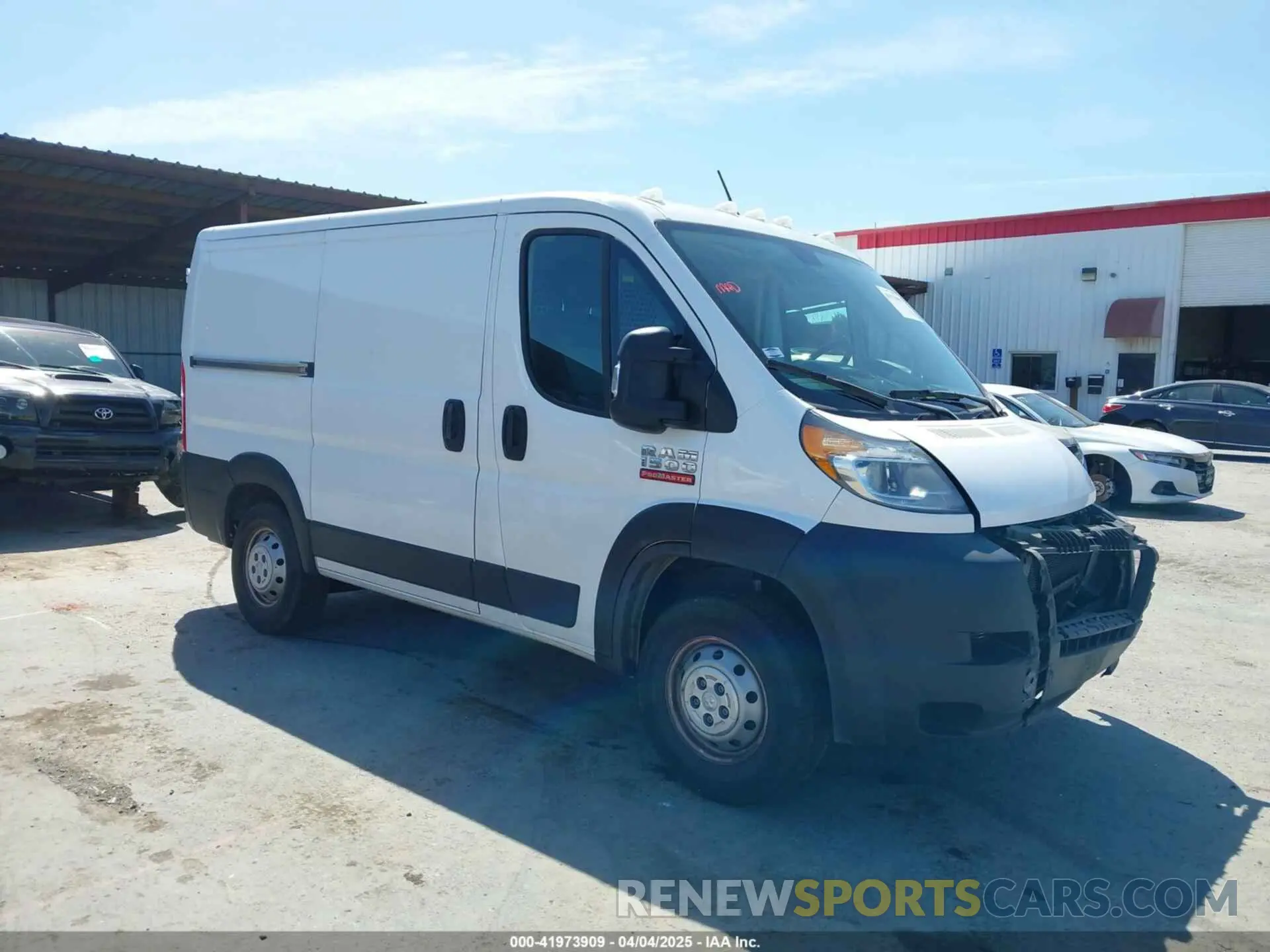 1 fotografías del automóvil dañado 3C6TRVNG2KE535158 RAM PROMASTER 1500 2019
