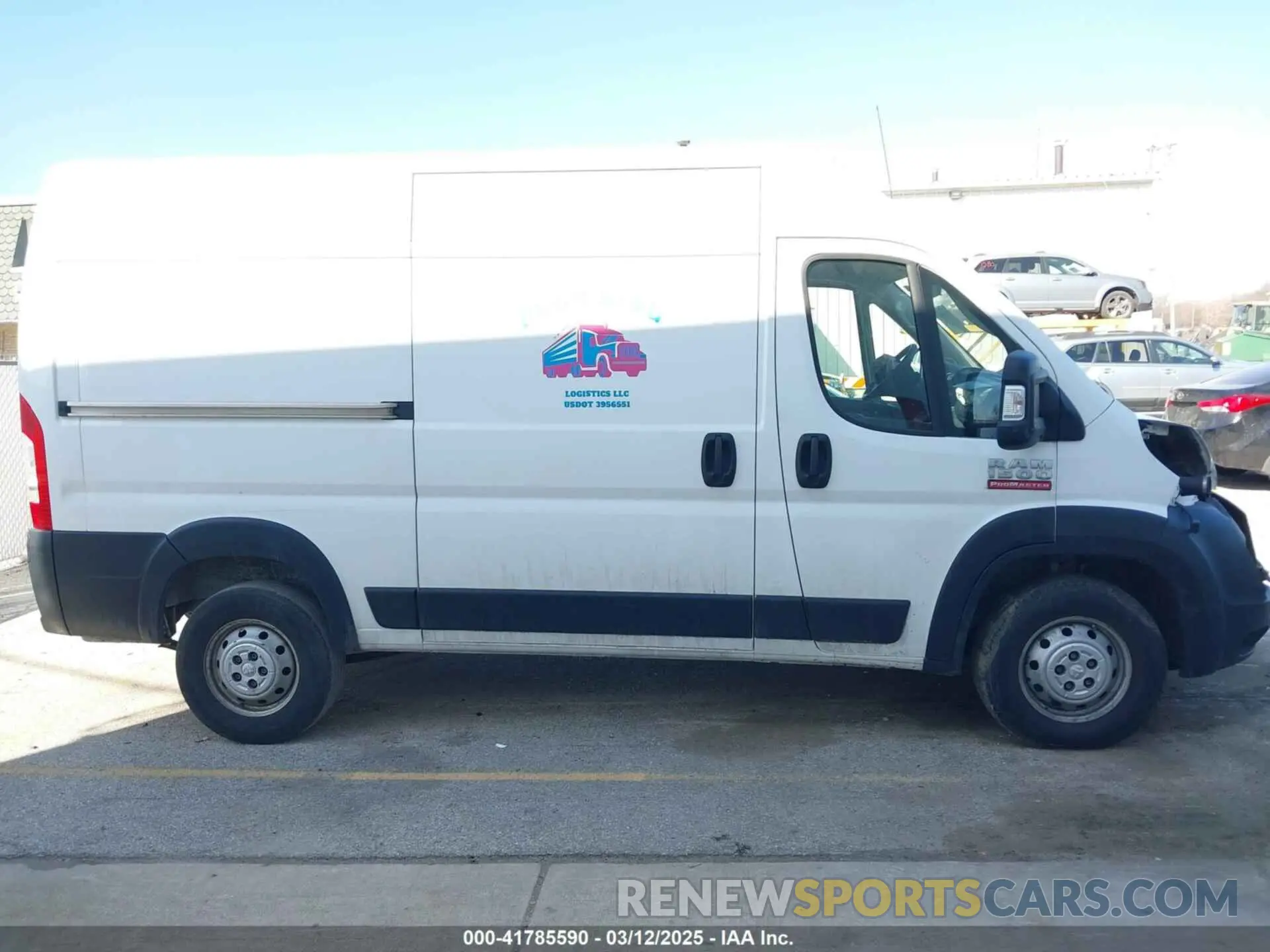 14 fotografías del automóvil dañado 3C6TRVBG6LE114033 RAM PROMASTER 1500 2020