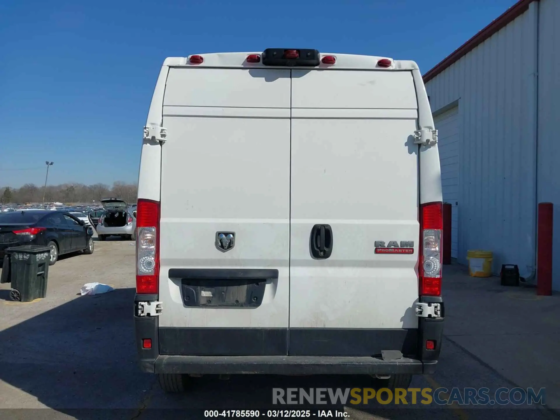 17 fotografías del automóvil dañado 3C6TRVBG6LE114033 RAM PROMASTER 1500 2020