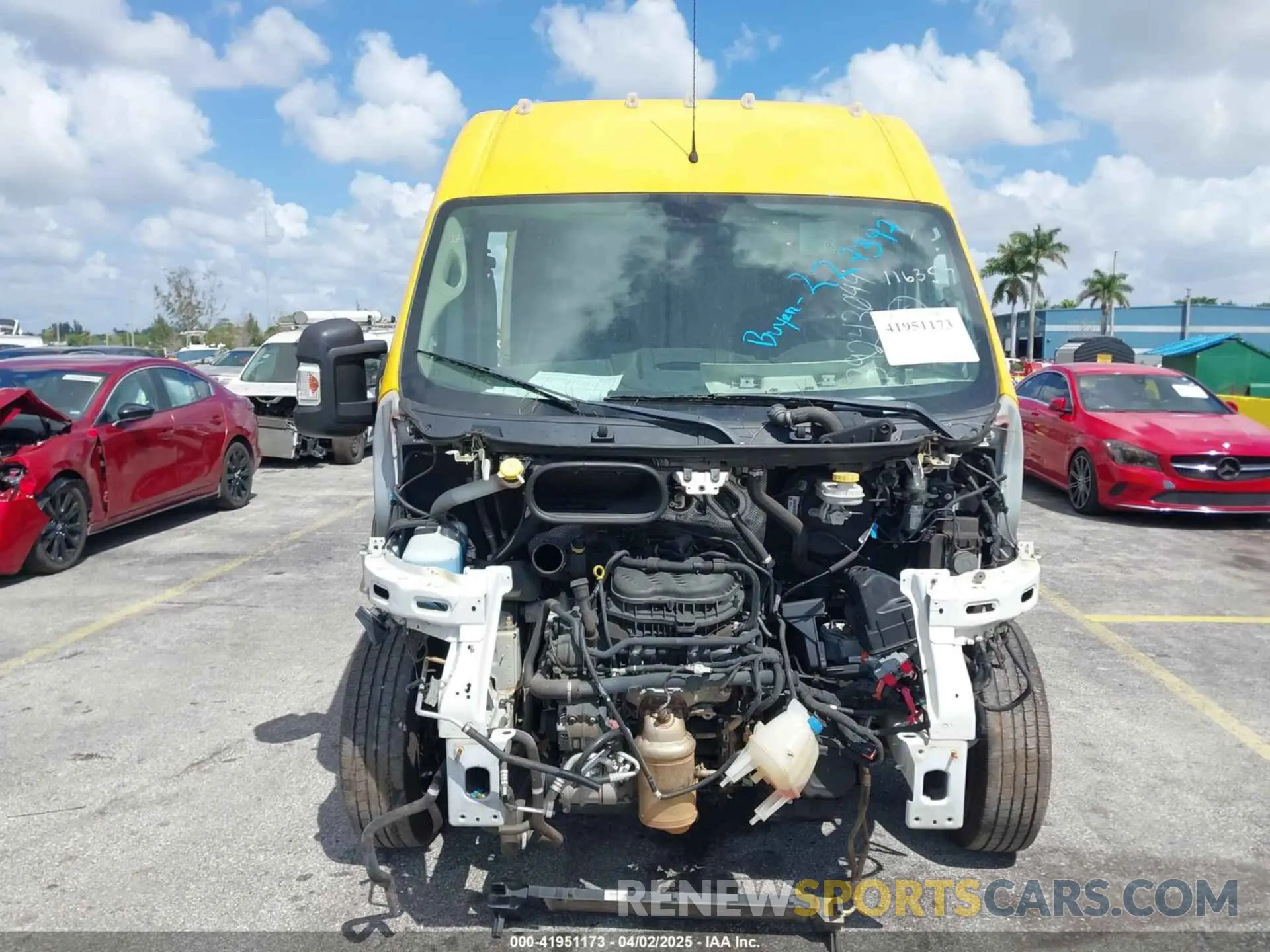6 fotografías del automóvil dañado 3C6TRVBG9LE116357 RAM PROMASTER 1500 2020