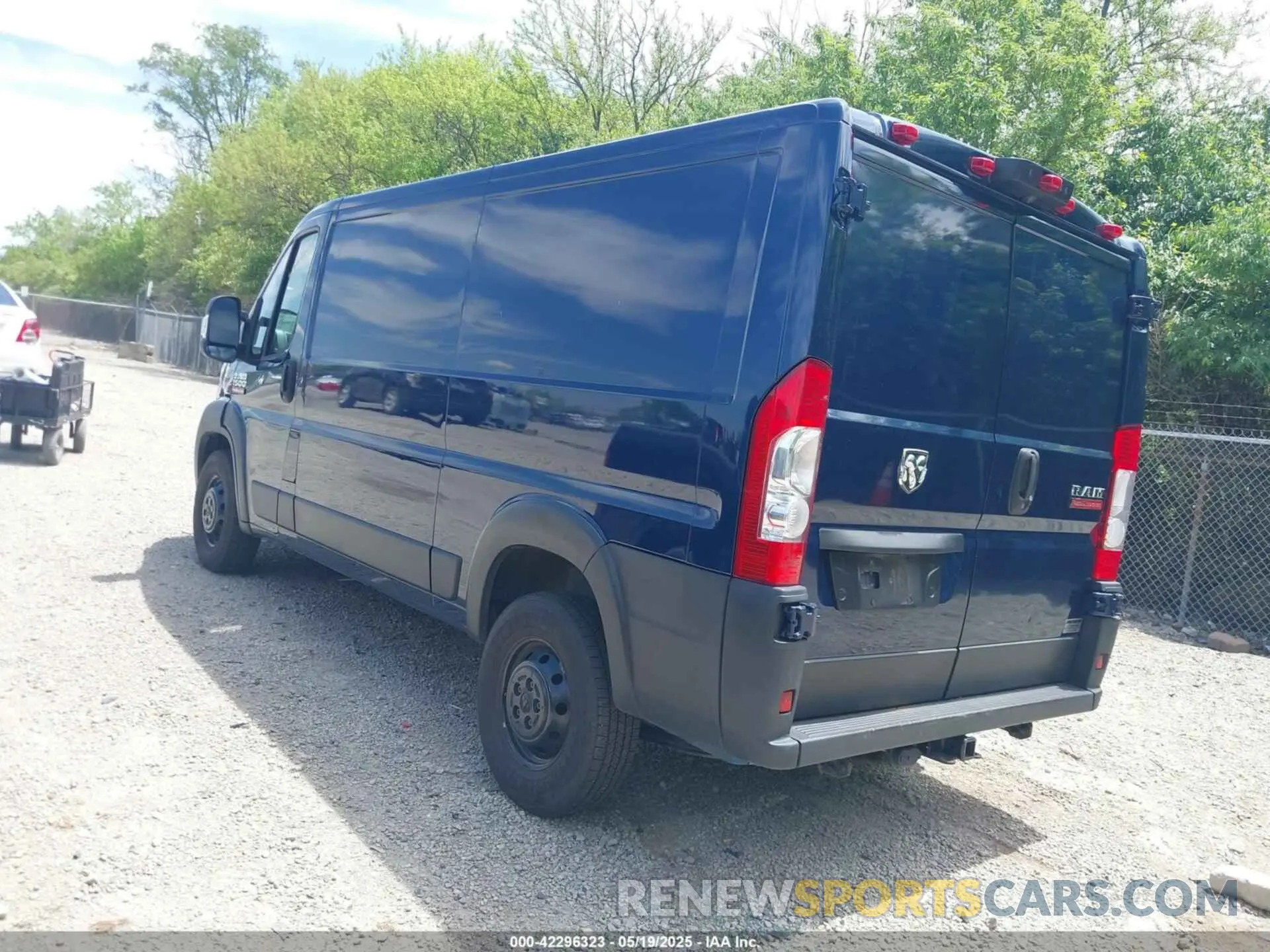 3 fotografías del automóvil dañado 3C6LRVAG0ME564750 RAM PROMASTER 1500 2021