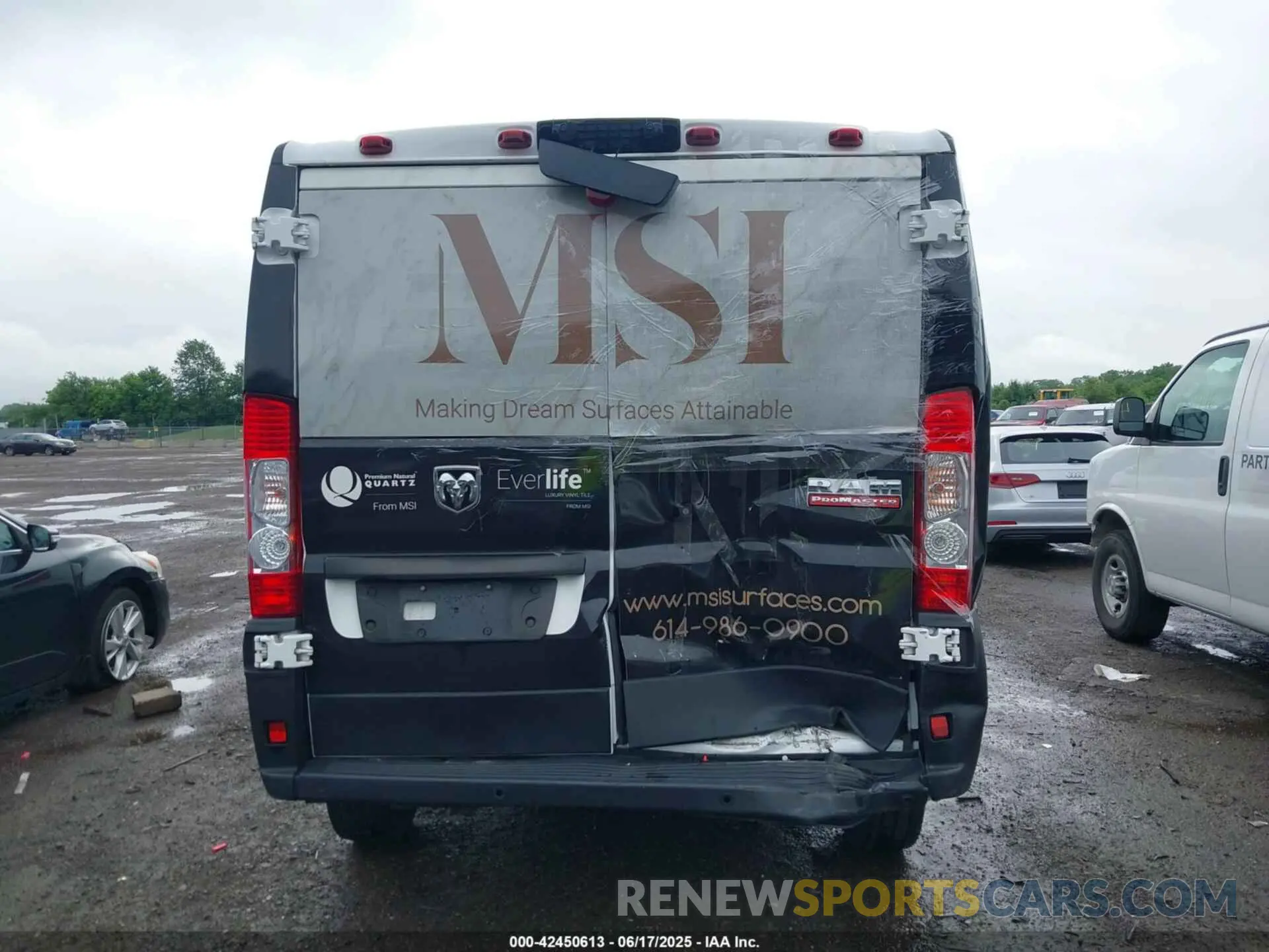 16 fotografías del automóvil dañado 3C6LRVAG1ME530011 RAM PROMASTER 1500 2021