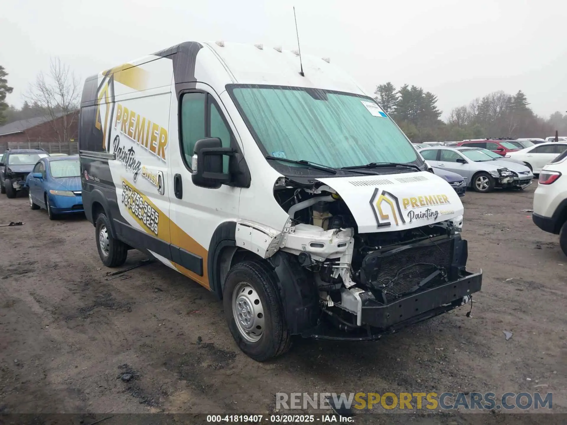 13 fotografías del automóvil dañado 3C6LRVBG1ME578185 RAM PROMASTER 1500 2021