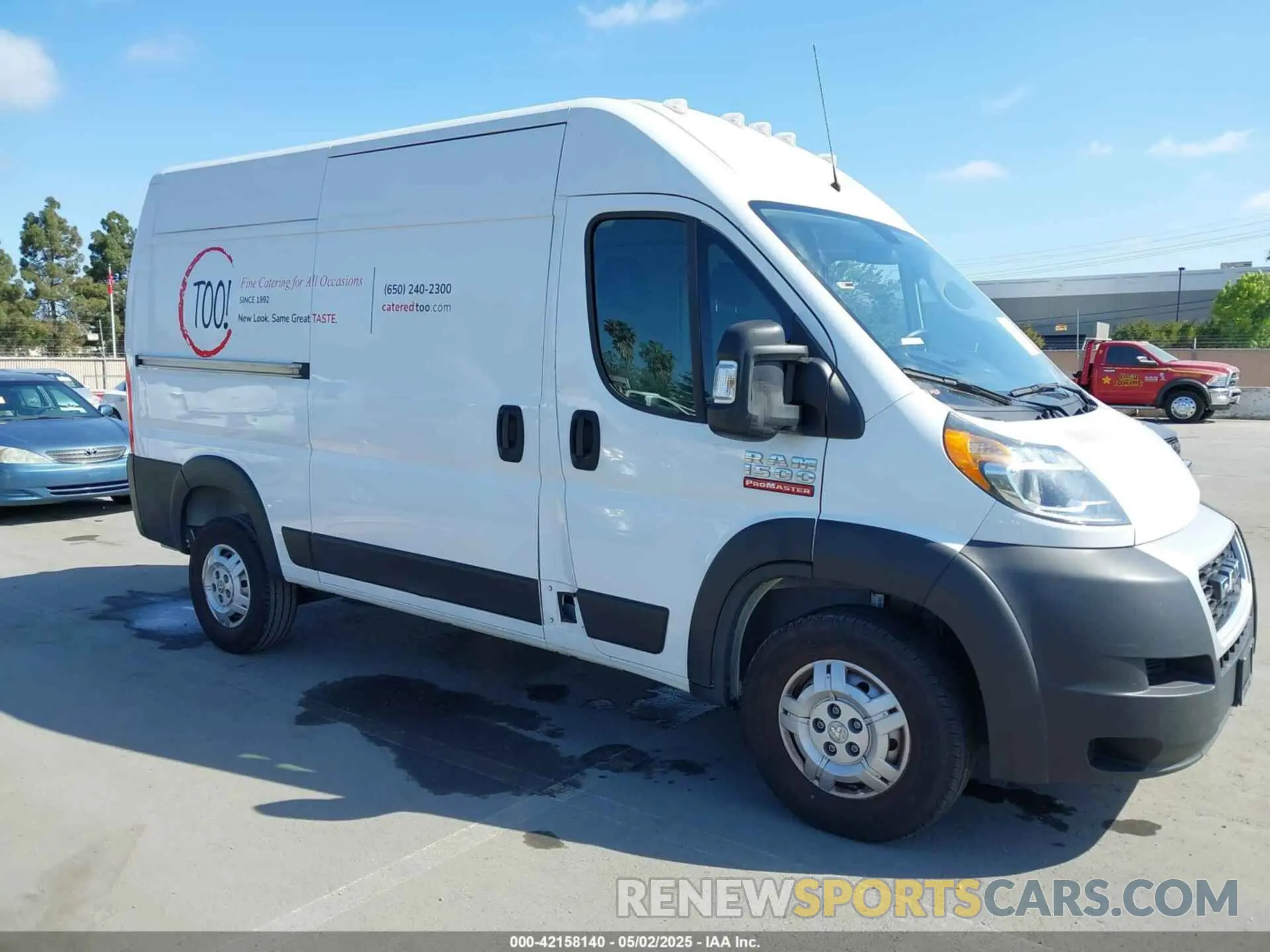 1 fotografías del automóvil dañado 3C6LRVBG5ME567156 RAM PROMASTER 1500 2021