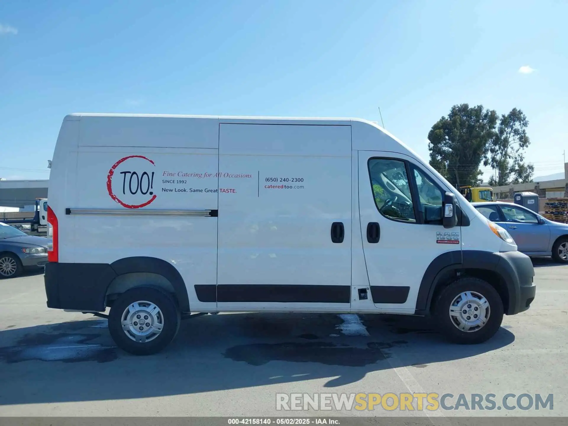 12 fotografías del automóvil dañado 3C6LRVBG5ME567156 RAM PROMASTER 1500 2021