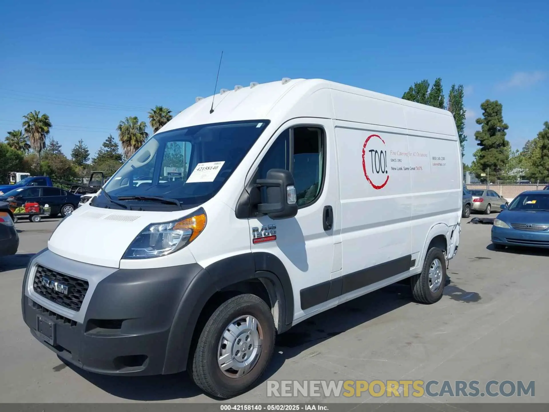 6 fotografías del automóvil dañado 3C6LRVBG5ME567156 RAM PROMASTER 1500 2021