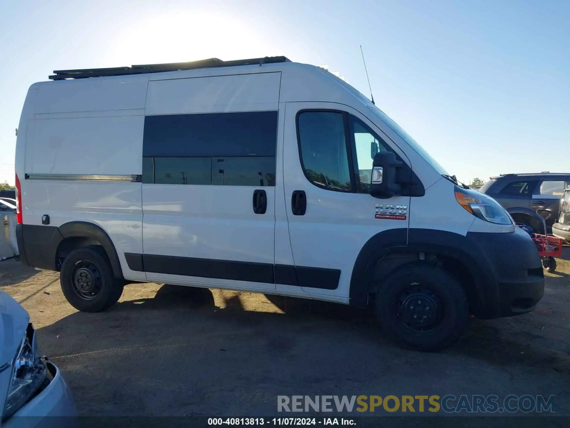 13 fotografías del automóvil dañado 3C6LRVBG8ME539769 RAM PROMASTER 1500 2021