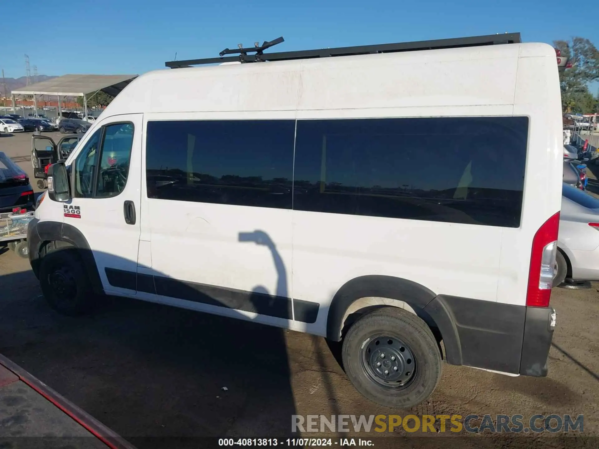 14 fotografías del automóvil dañado 3C6LRVBG8ME539769 RAM PROMASTER 1500 2021