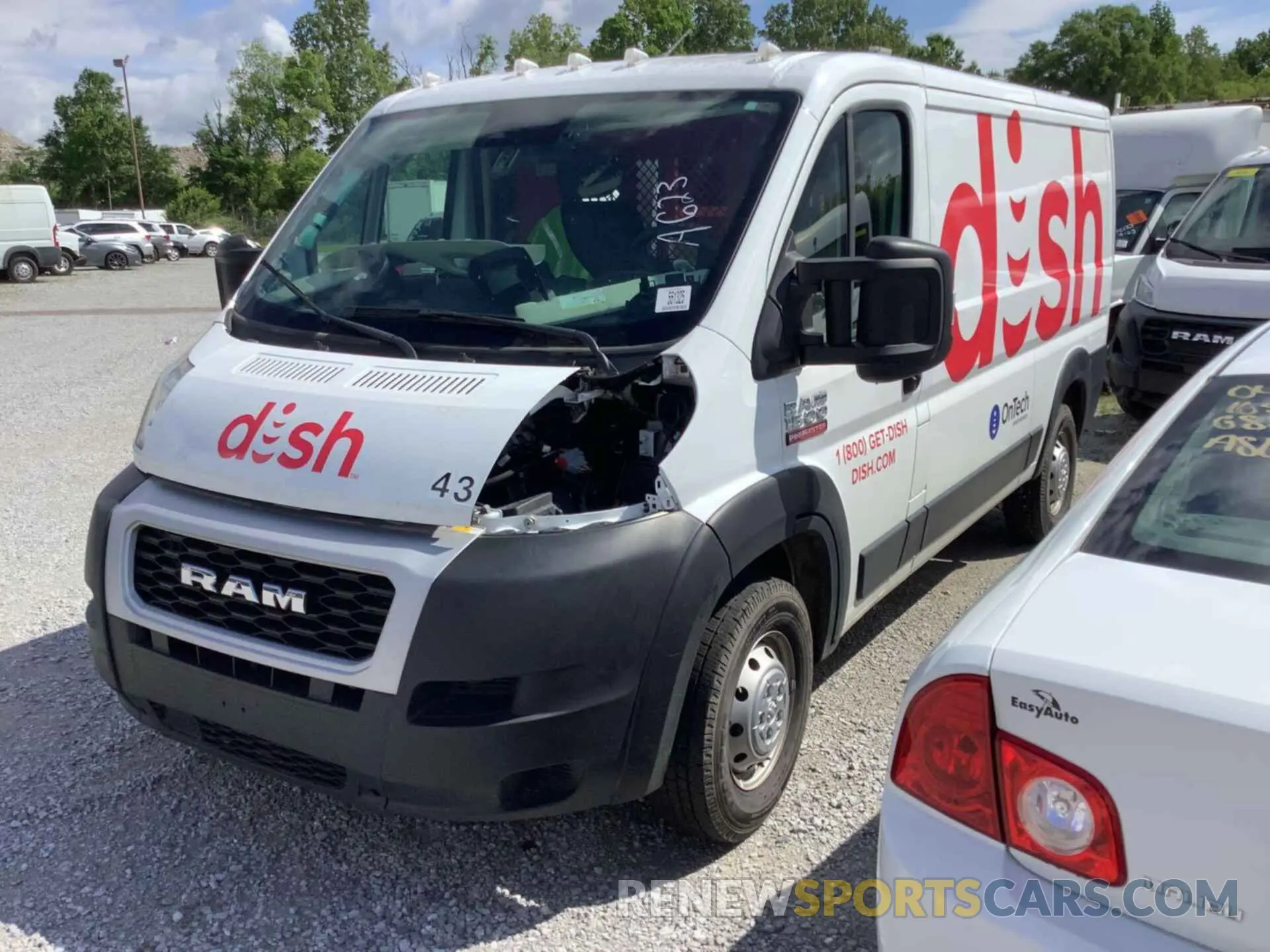 24 fotografías del automóvil dañado 3C6LRVAG2NE107312 RAM PROMASTER 1500 2022