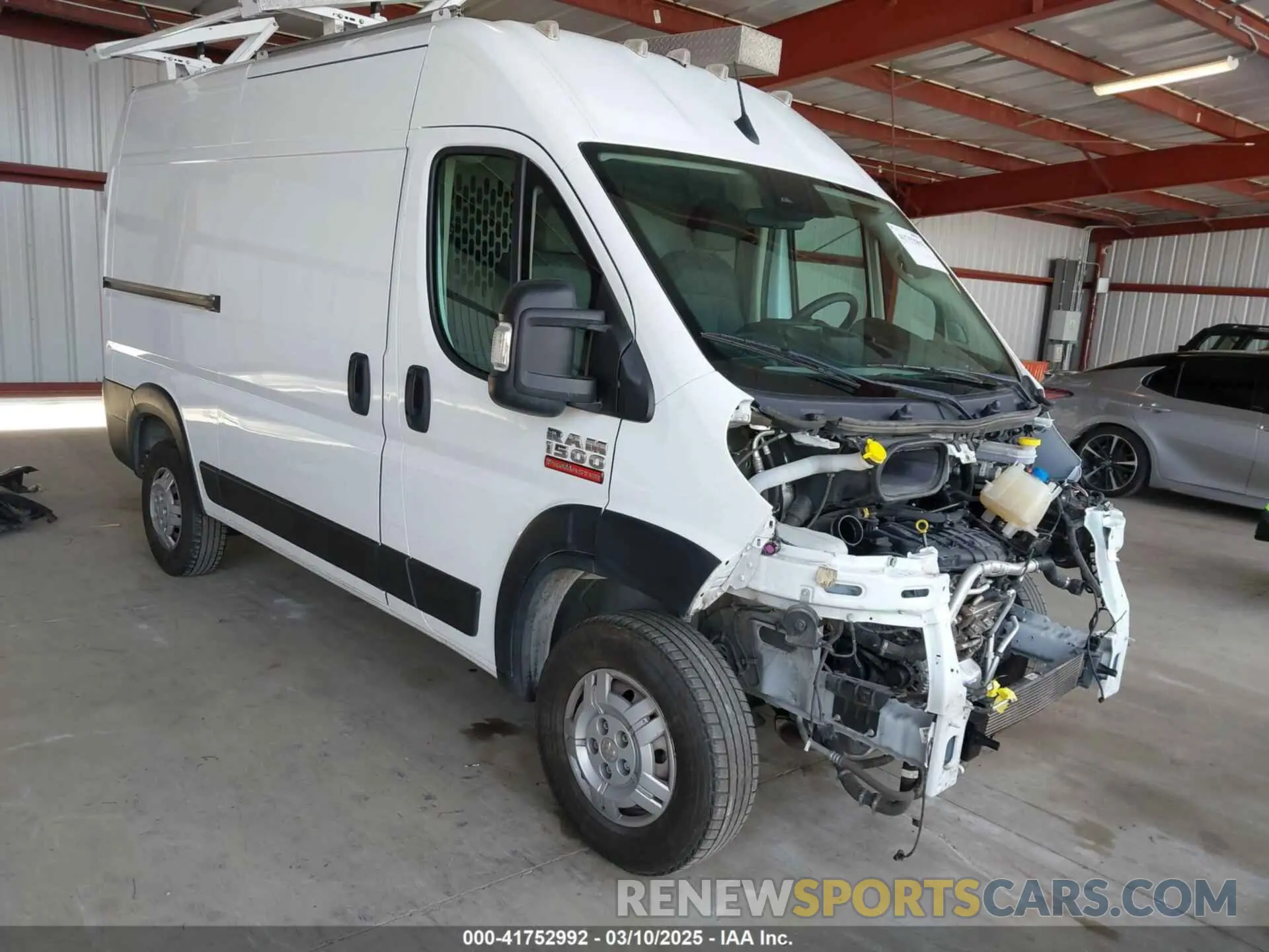 1 fotografías del automóvil dañado 3C6LRVBG6NE118795 RAM PROMASTER 1500 2022