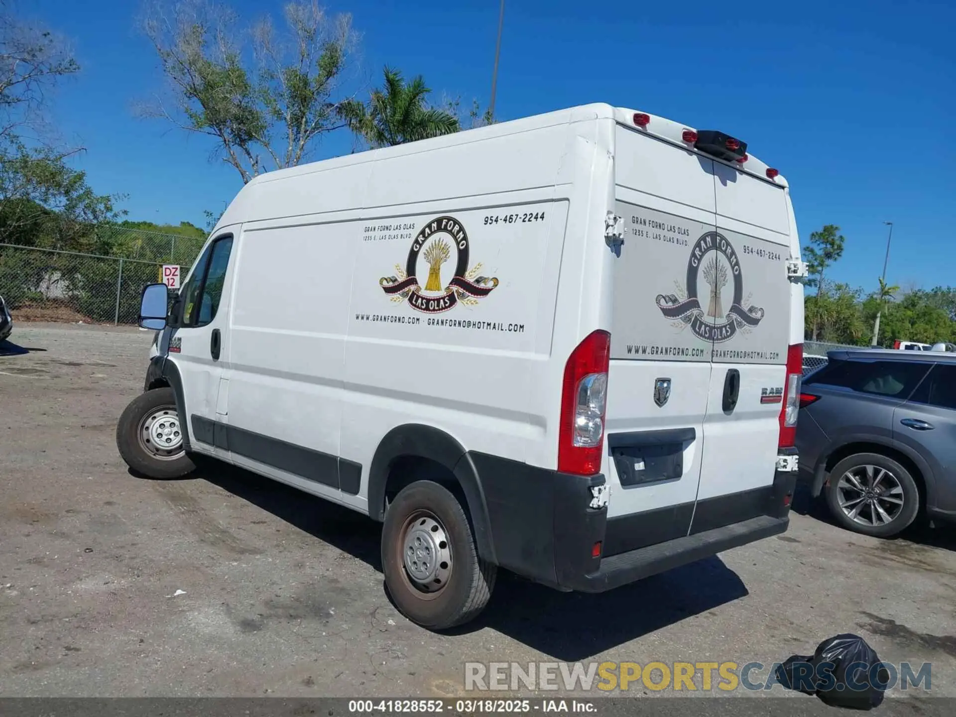 3 fotografías del automóvil dañado 3C6LRVBG6NE118991 RAM PROMASTER 1500 2022