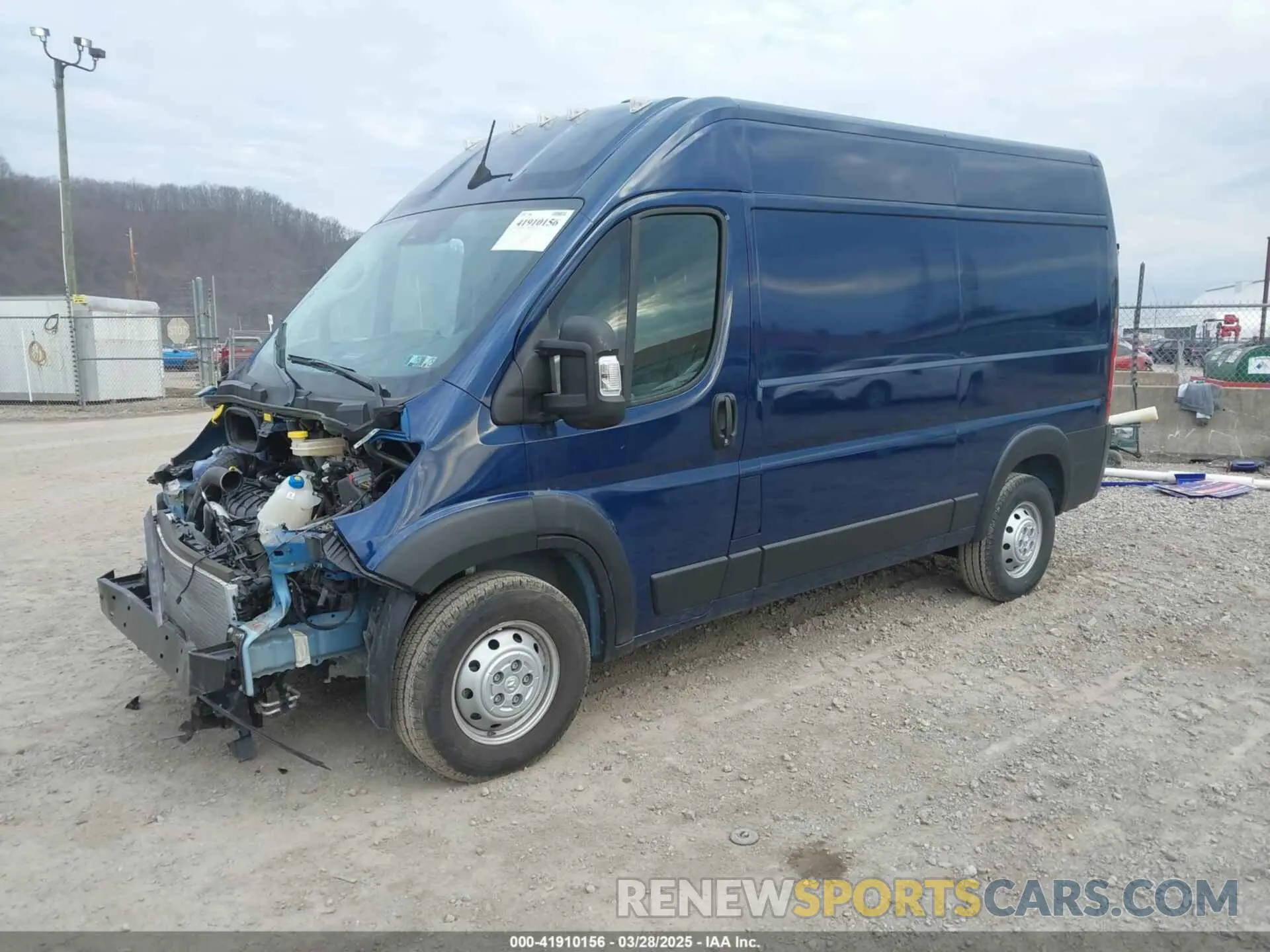 2 fotografías del automóvil dañado 3C6LRVBG1PE599526 RAM PROMASTER 1500 2023