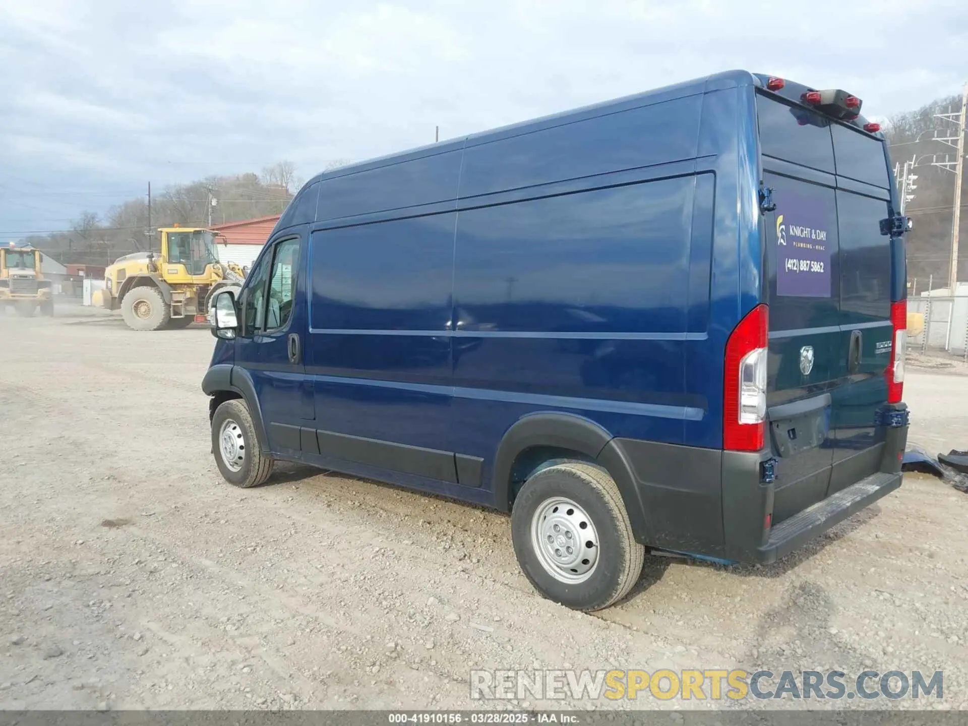 3 fotografías del automóvil dañado 3C6LRVBG1PE599526 RAM PROMASTER 1500 2023