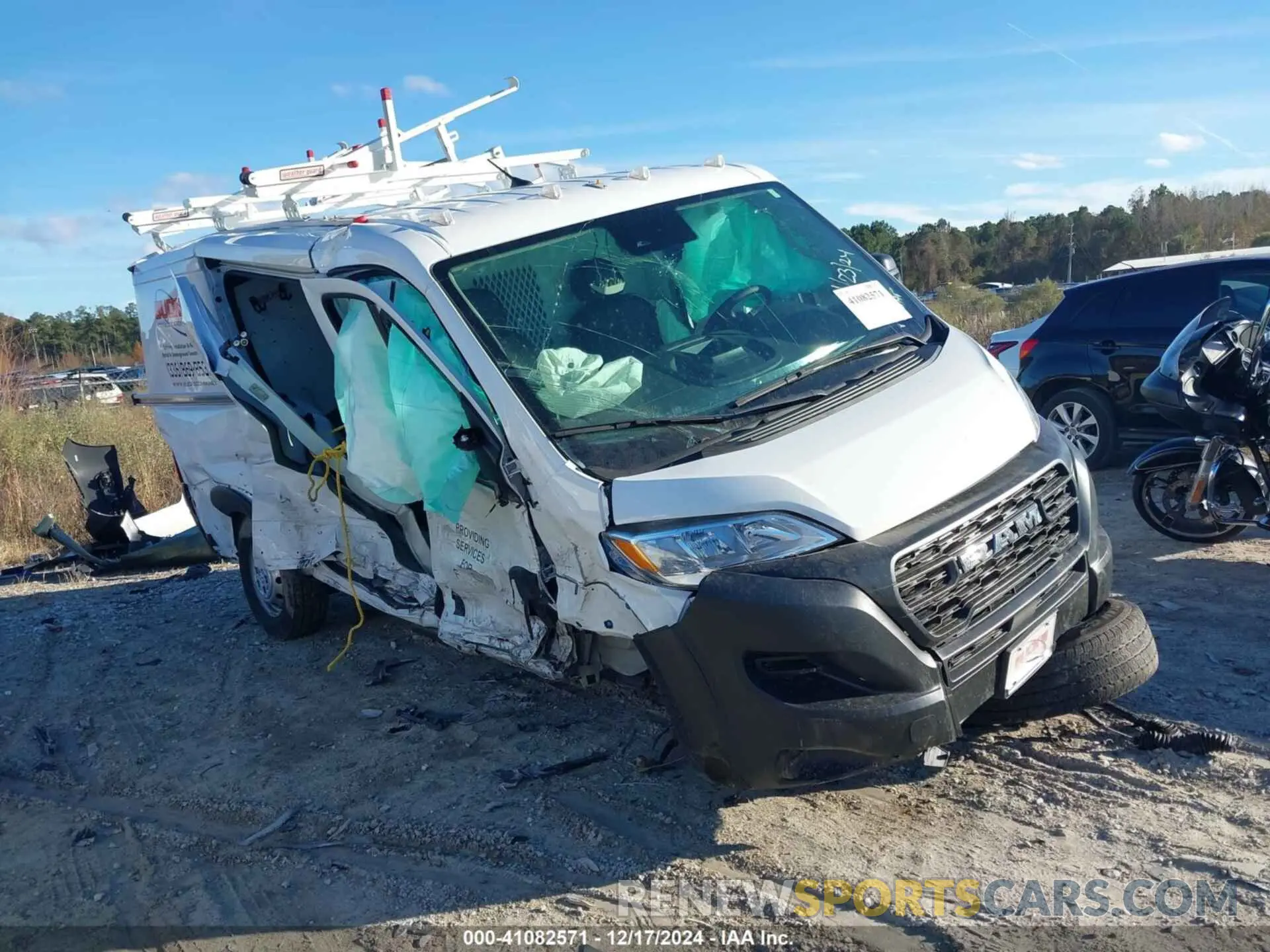 1 fotografías del automóvil dañado 3C6LRVNG1PE548538 RAM PROMASTER 1500 2023
