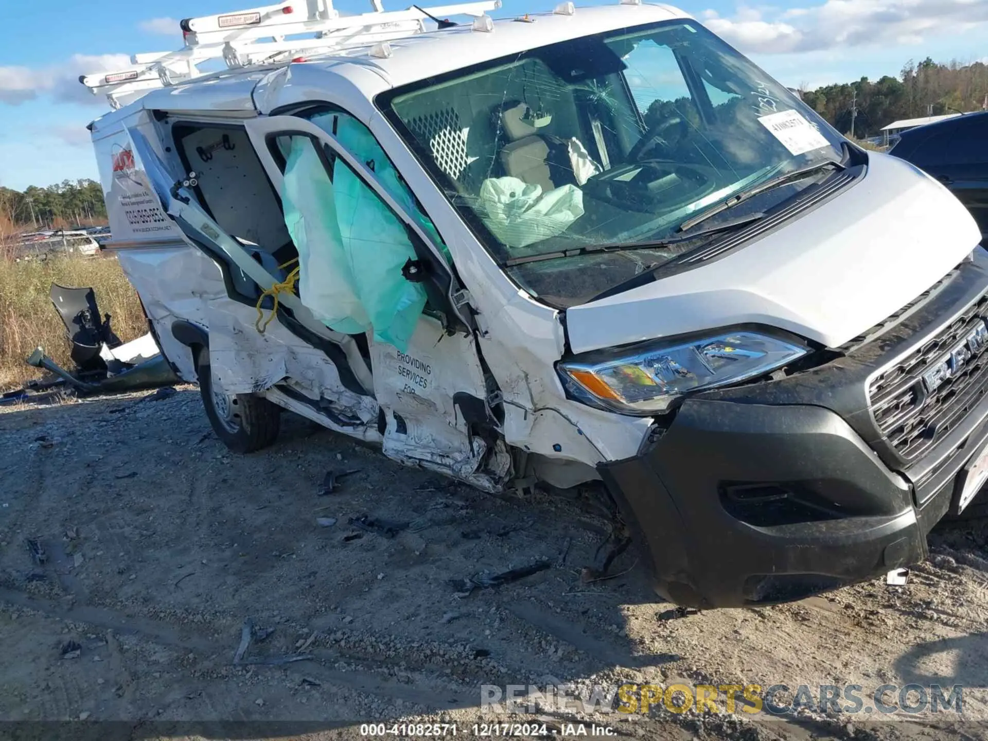 6 fotografías del automóvil dañado 3C6LRVNG1PE548538 RAM PROMASTER 1500 2023