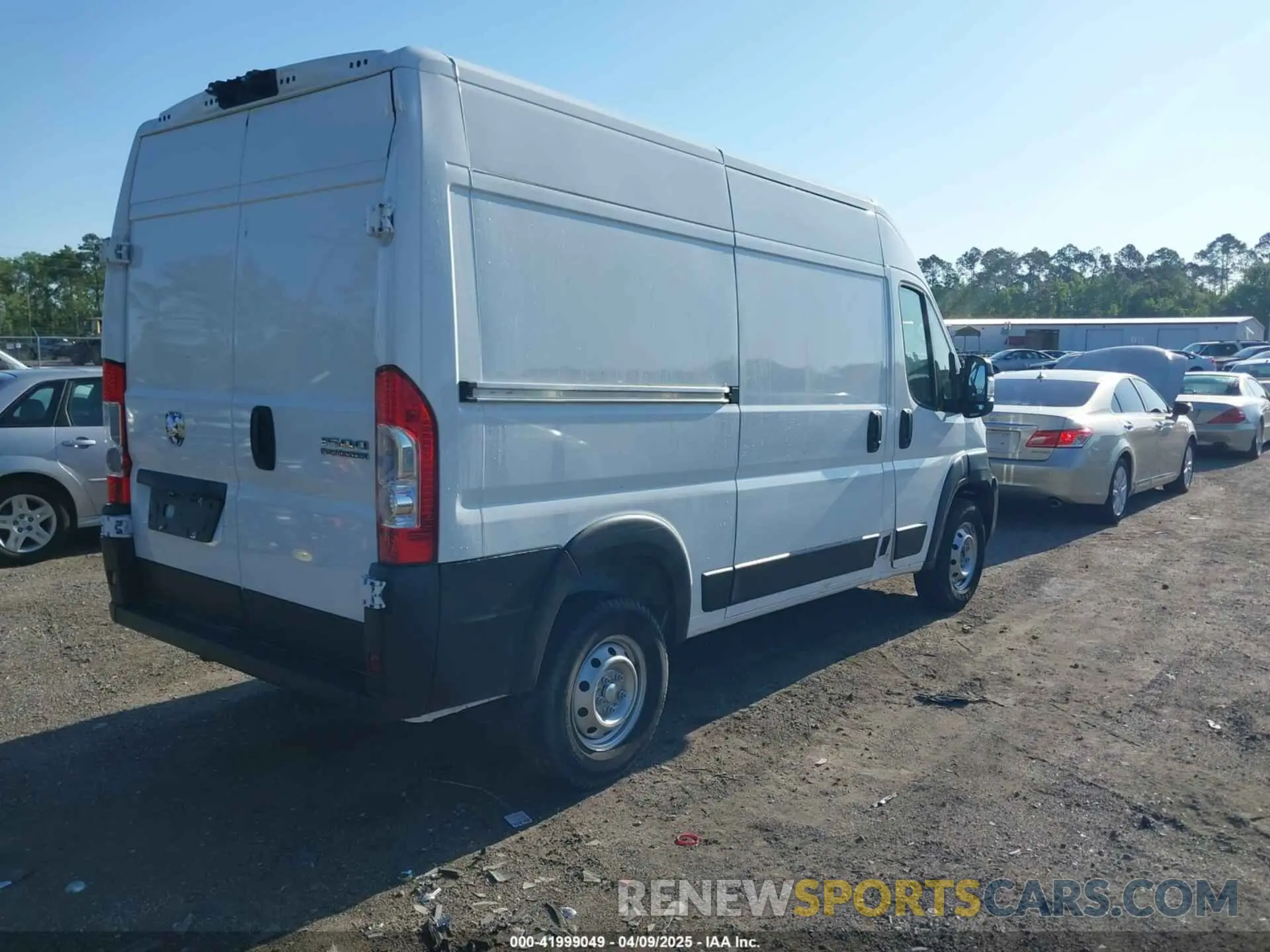 4 fotografías del automóvil dañado 3C6LRVBG7RE124935 RAM PROMASTER 1500 2024