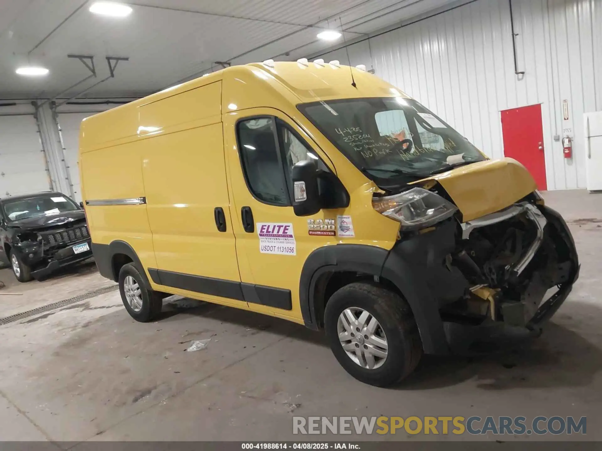 1 fotografías del automóvil dañado 3C6TRVCG3KE507789 RAM PROMASTER 2500 2019