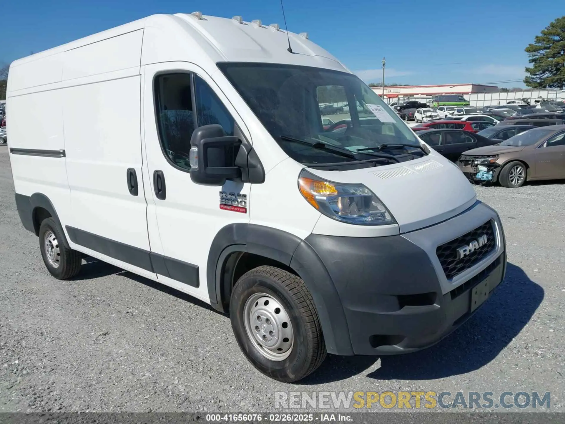 1 fotografías del automóvil dañado 3C6TRVCG3KE511485 RAM PROMASTER 2500 2019