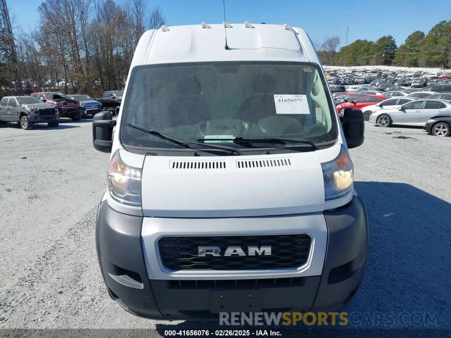 12 fotografías del automóvil dañado 3C6TRVCG3KE511485 RAM PROMASTER 2500 2019