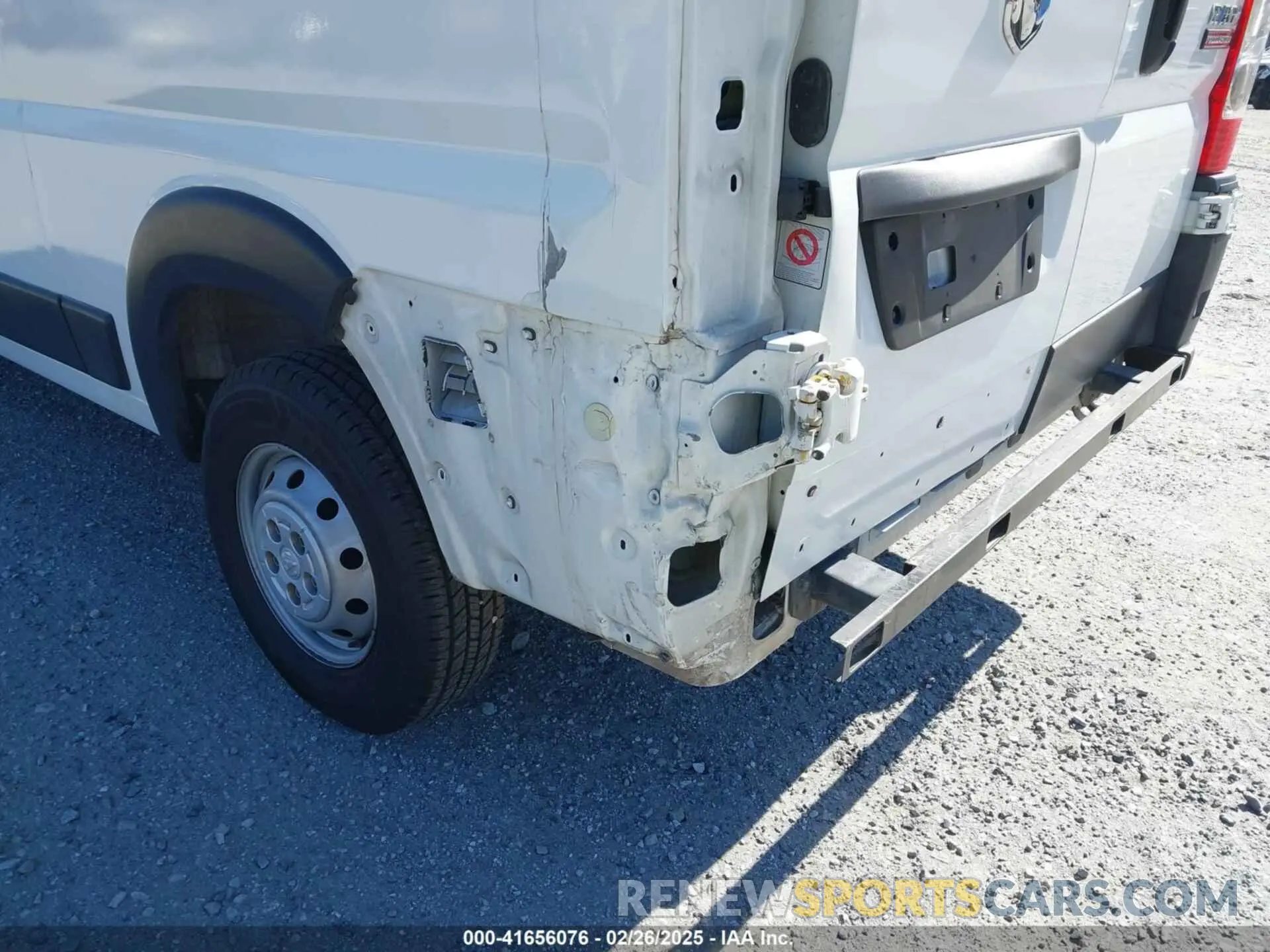 6 fotografías del automóvil dañado 3C6TRVCG3KE511485 RAM PROMASTER 2500 2019
