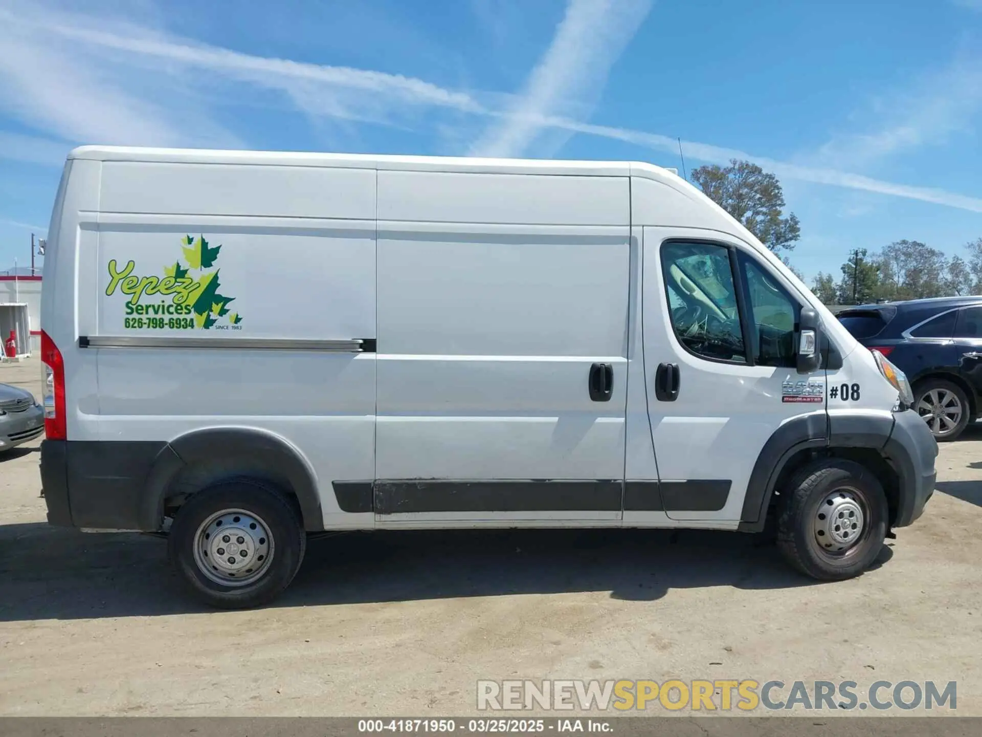 13 fotografías del automóvil dañado 3C6TRVCG9KE517968 RAM PROMASTER 2500 2019