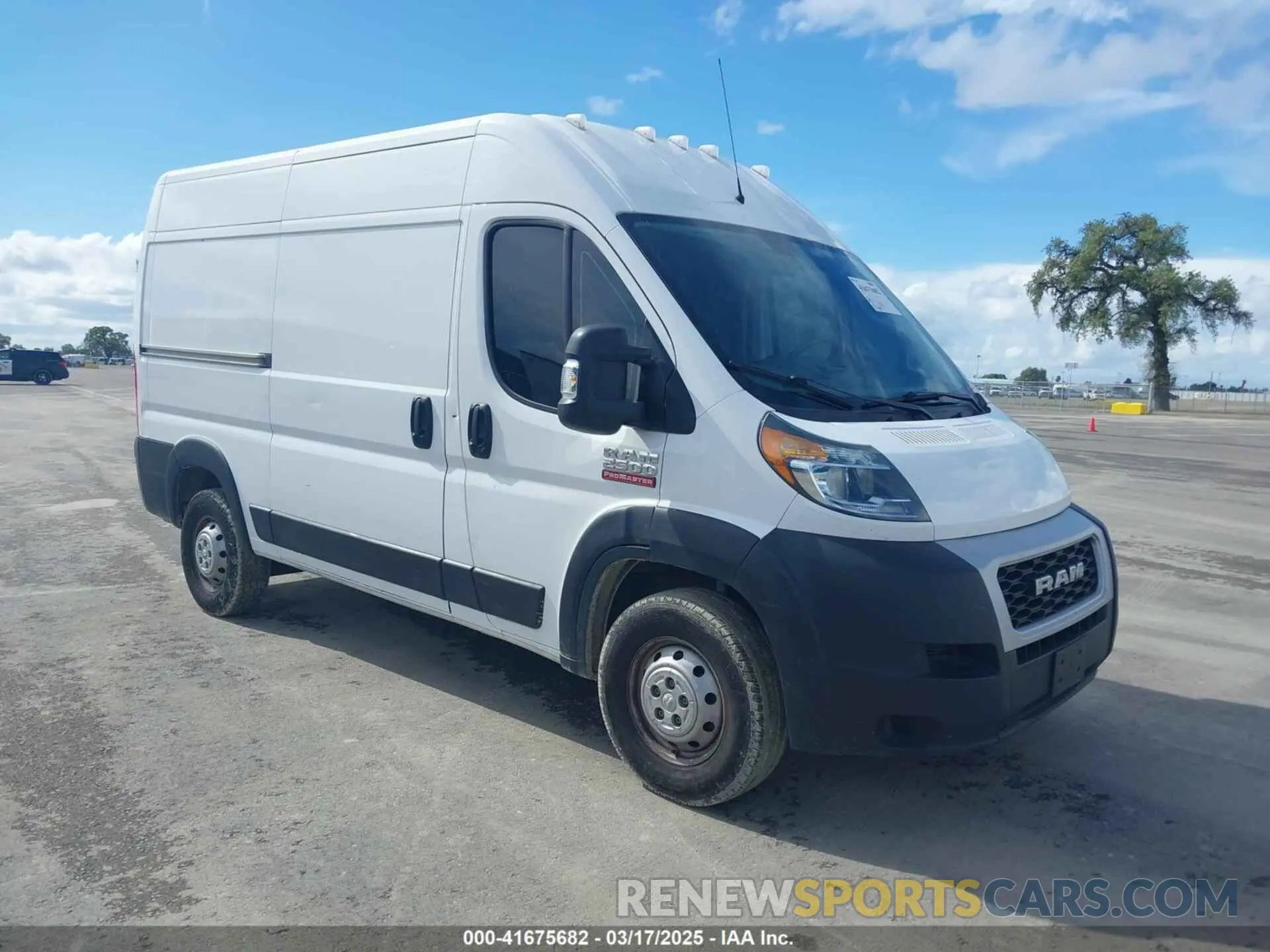 1 fotografías del automóvil dañado 3C6TRVCGXKE562904 RAM PROMASTER 2500 2019
