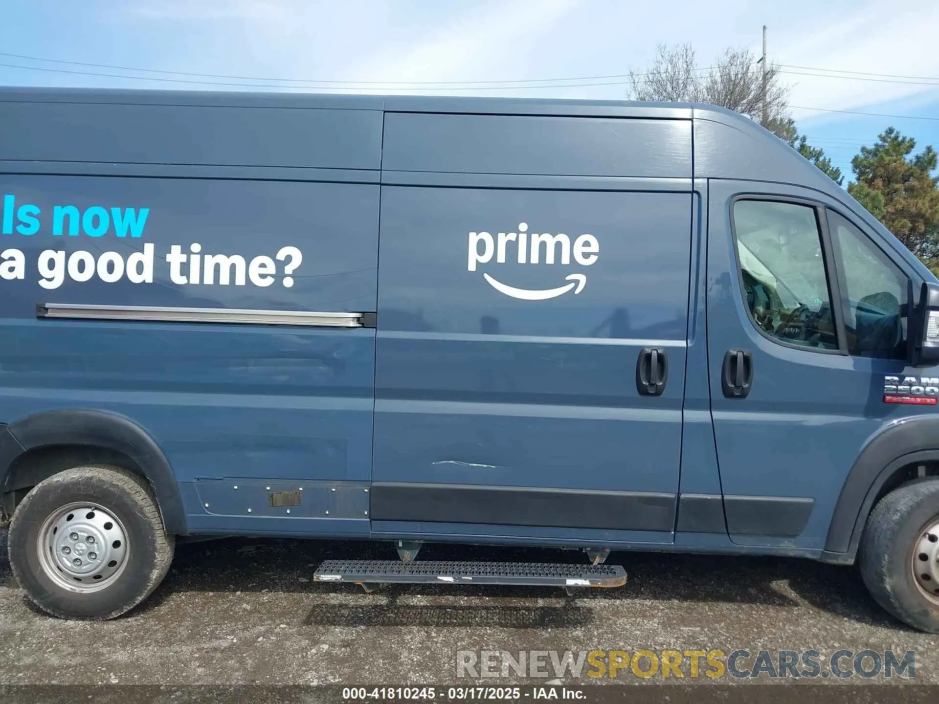 13 fotografías del automóvil dañado 3C6TRVDG2KE519155 RAM PROMASTER 2500 2019