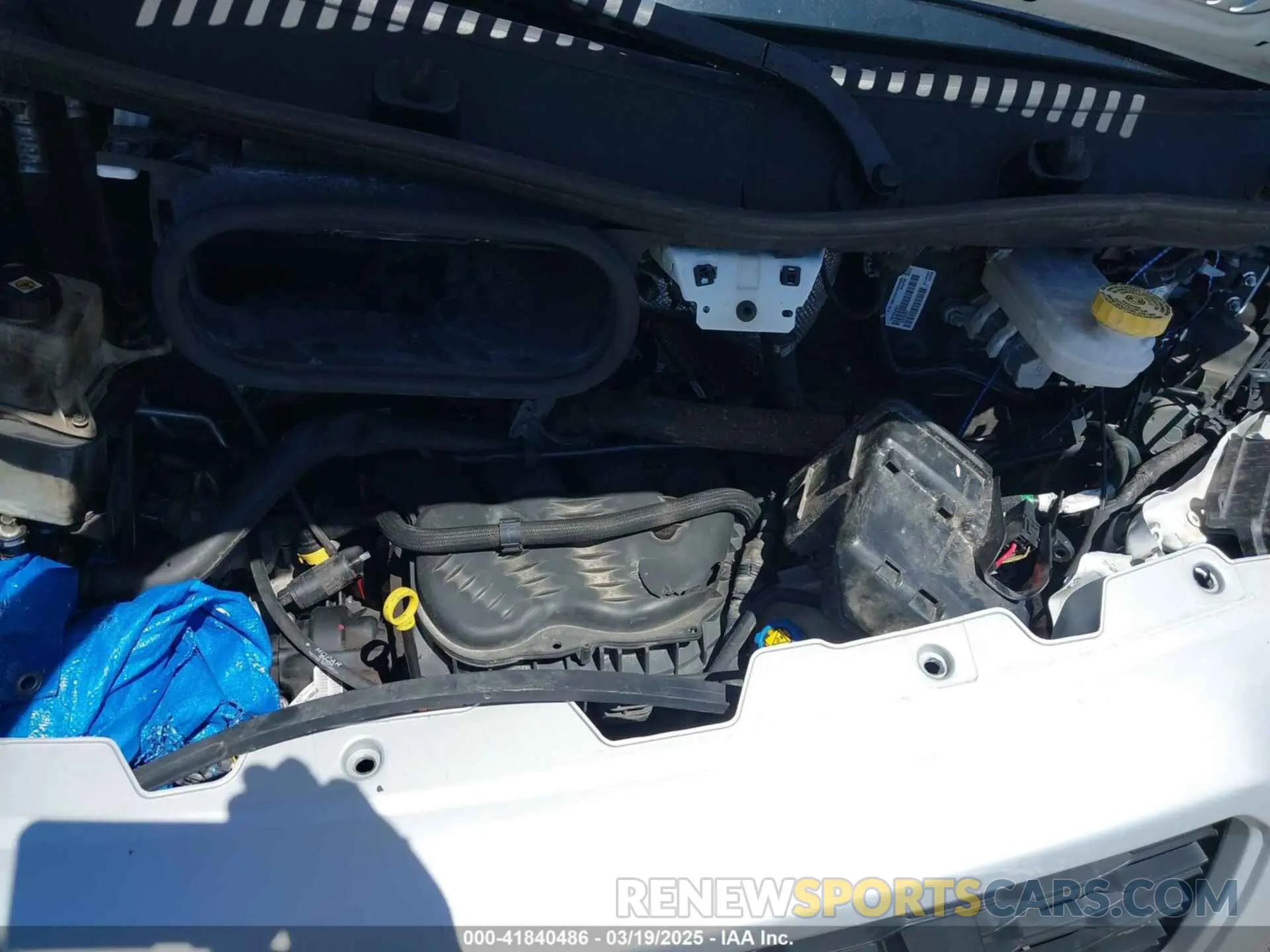 10 fotografías del automóvil dañado 3C6TRVDG8KE547249 RAM PROMASTER 2500 2019