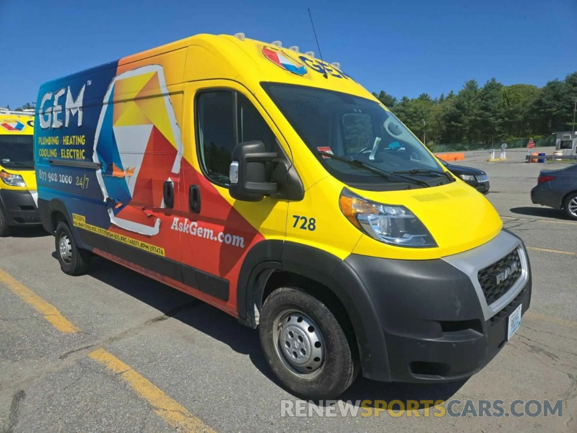 14 fotografías del automóvil dañado 3C6TRVDG8KE562852 RAM PROMASTER 2500 2019