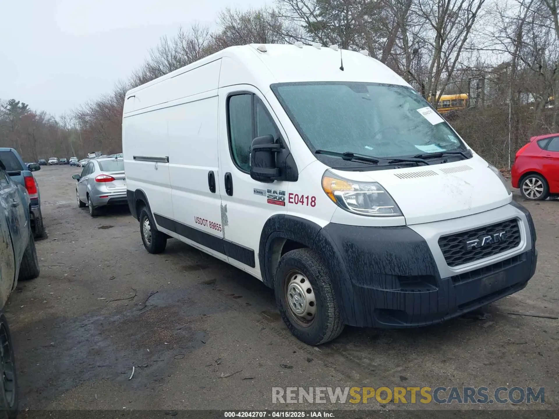 1 fotografías del automóvil dañado 3C6TRVDGXKE500319 RAM PROMASTER 2500 2019
