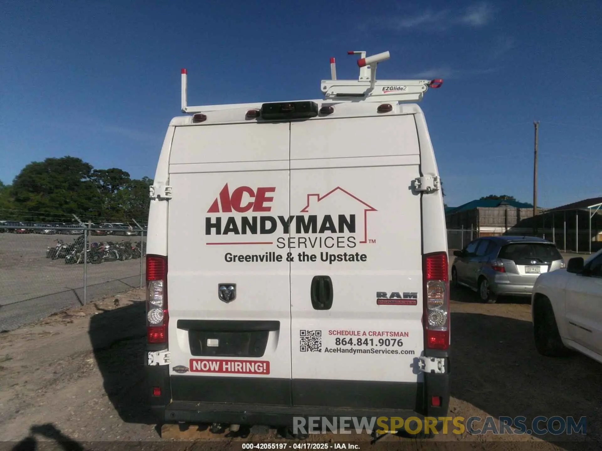 16 fotografías del automóvil dañado 3C6TRVDGXKE543090 RAM PROMASTER 2500 2019
