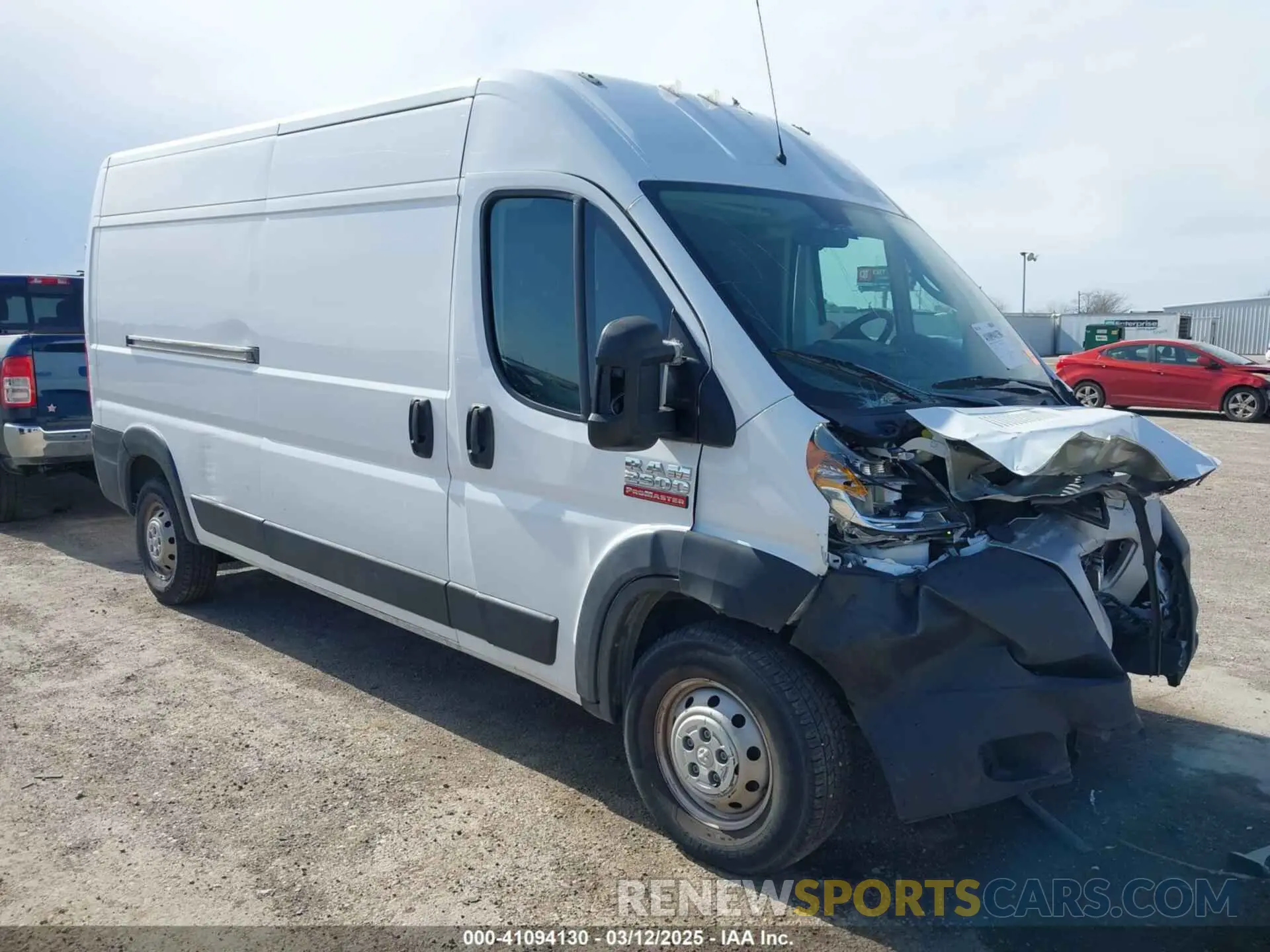 1 fotografías del automóvil dañado 3C6TRVDG4LE128073 RAM PROMASTER 2500 2020