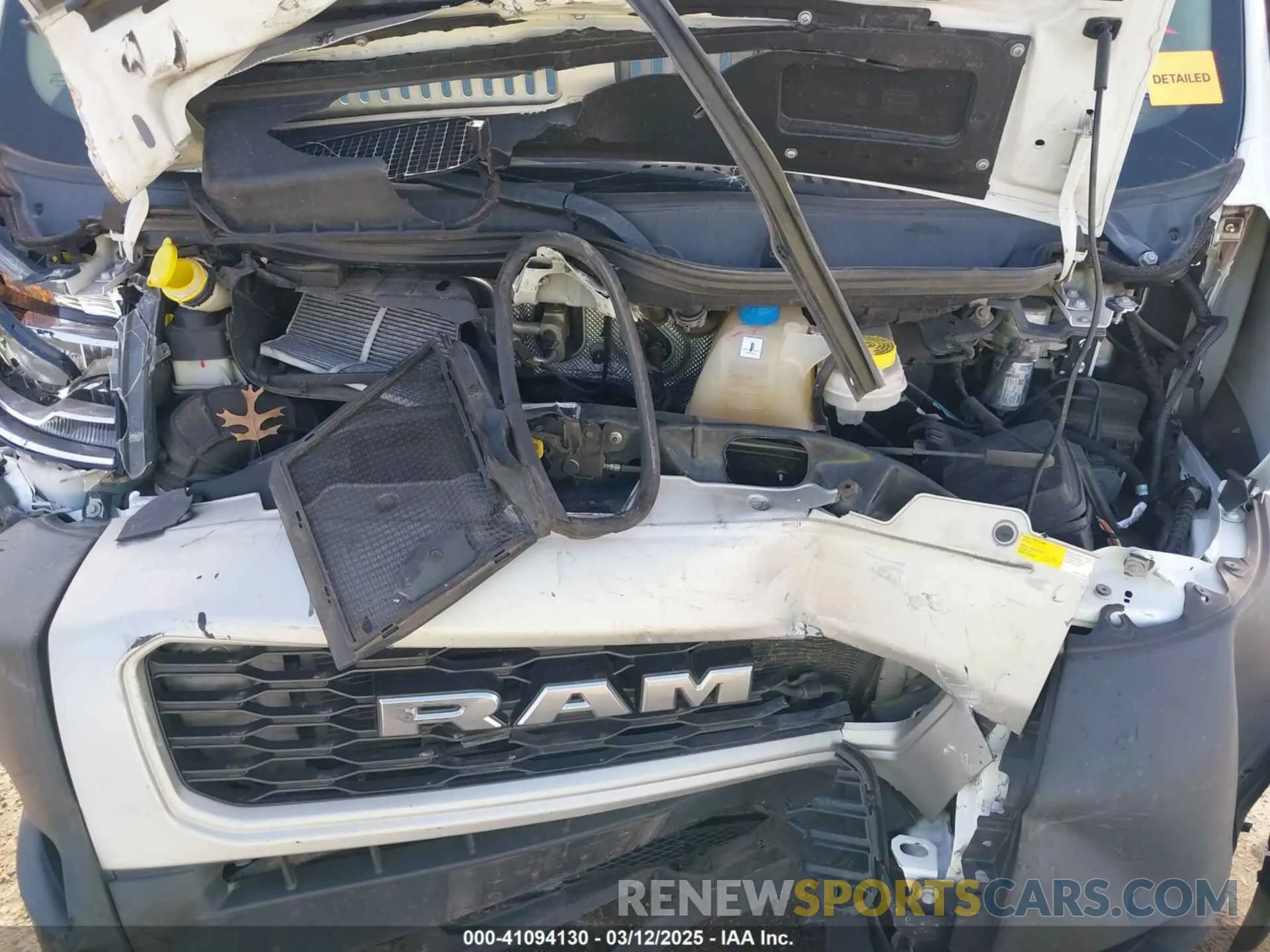 10 fotografías del automóvil dañado 3C6TRVDG4LE128073 RAM PROMASTER 2500 2020