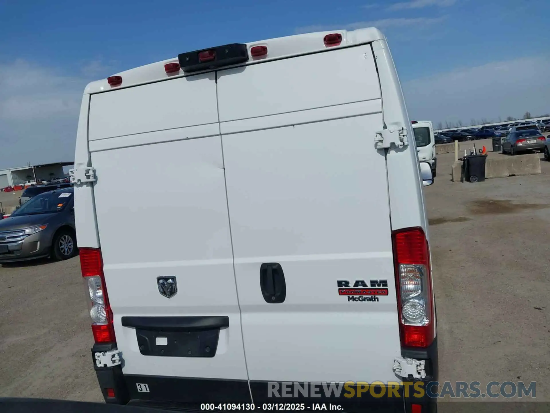 16 fotografías del automóvil dañado 3C6TRVDG4LE128073 RAM PROMASTER 2500 2020
