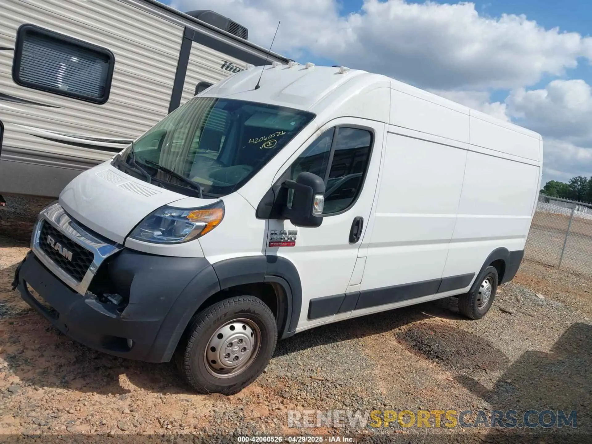 15 fotografías del automóvil dañado 3C6TRVDG5LE115932 RAM PROMASTER 2500 2020