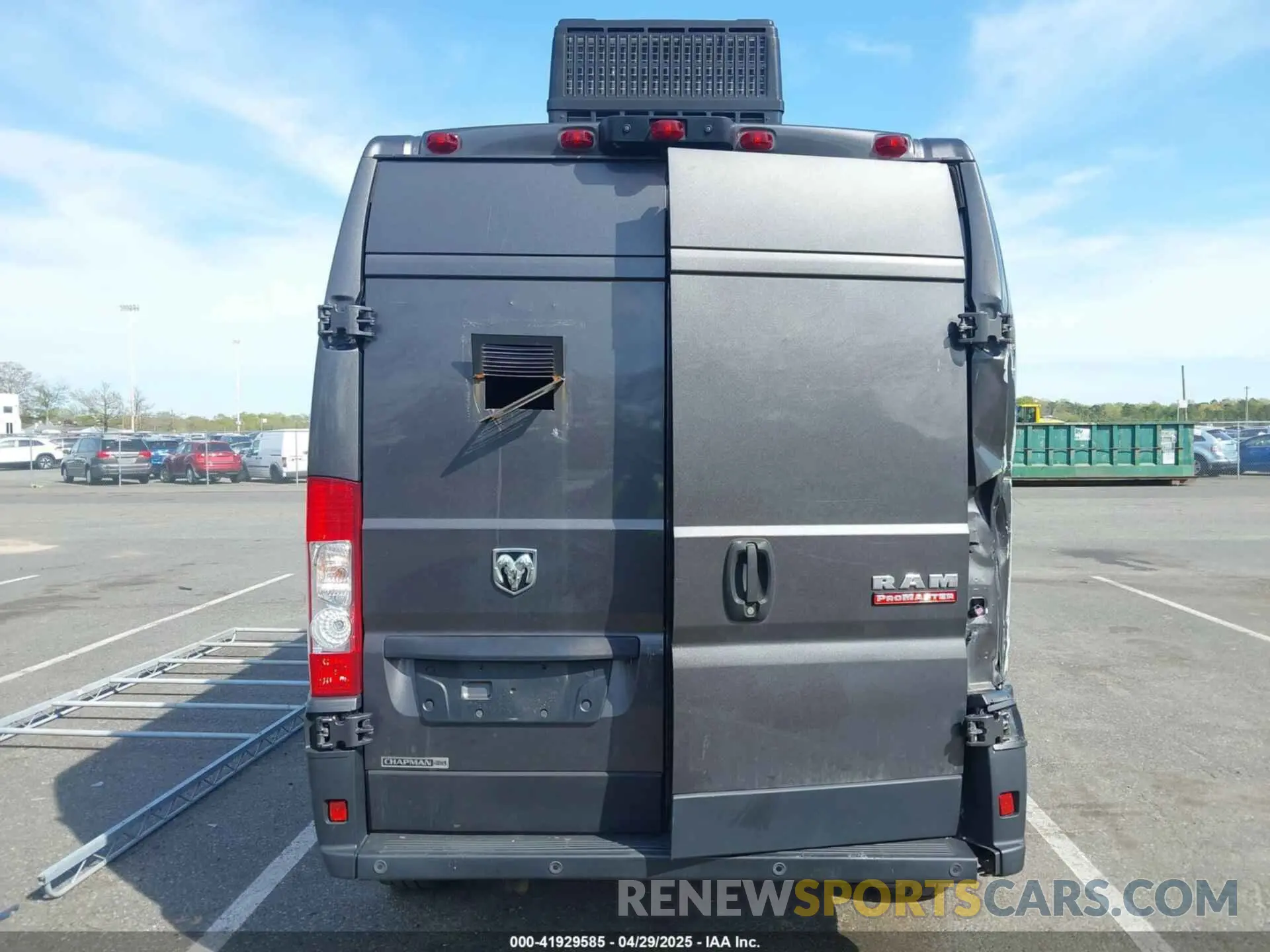 6 fotografías del automóvil dañado 3C6TRVDG7LE110120 RAM PROMASTER 2500 2020