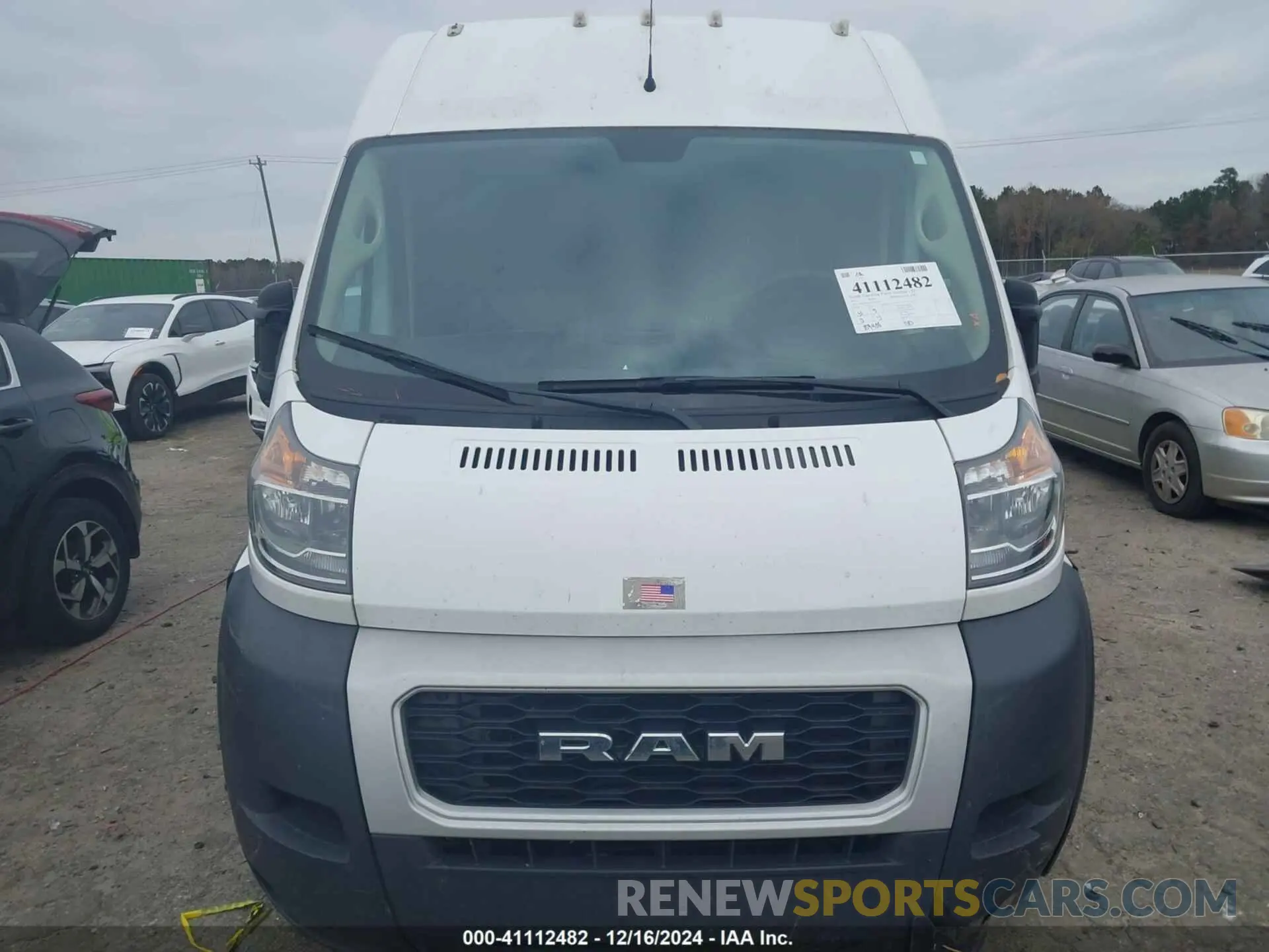13 fotografías del automóvil dañado 3C6ERVDG3ME502537 RAM PROMASTER 2500 2021