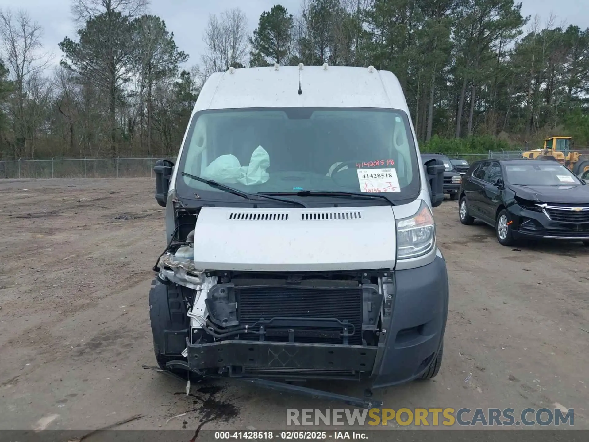 13 fotografías del automóvil dañado 3C6ERVDG6ME500703 RAM PROMASTER 2500 2021