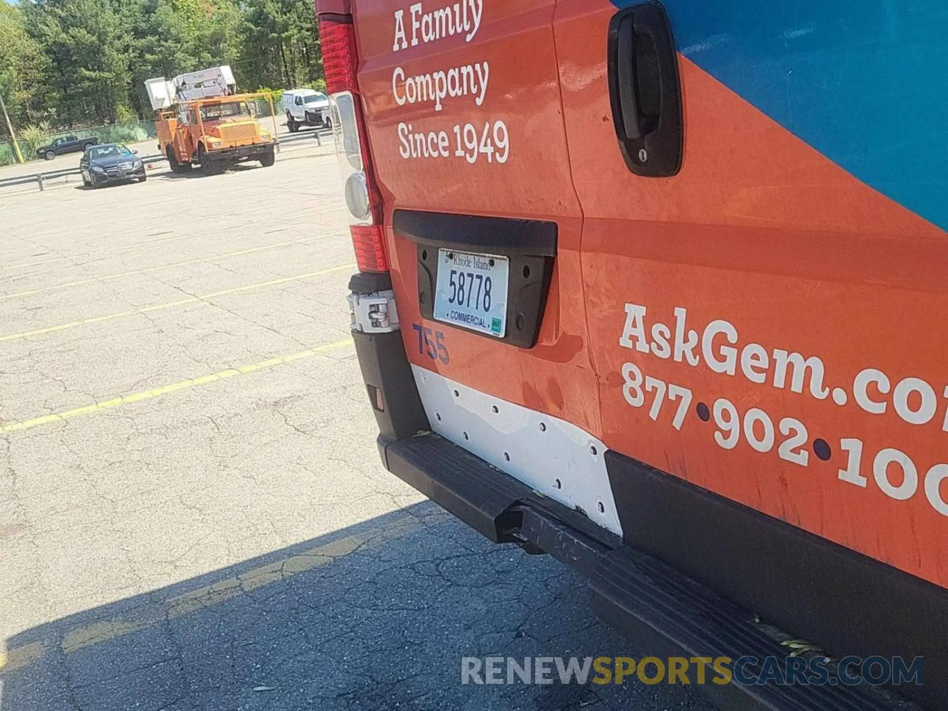 4 fotografías del automóvil dañado 3C6ERVDG8ME504574 RAM PROMASTER 2500 2021