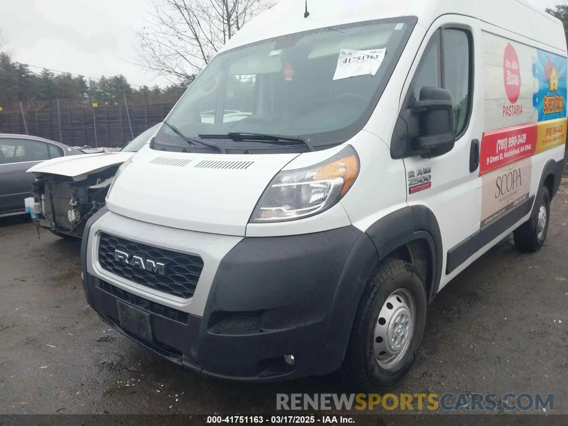 6 fotografías del automóvil dañado 3C6LRVCG2ME559451 RAM PROMASTER 2500 2021